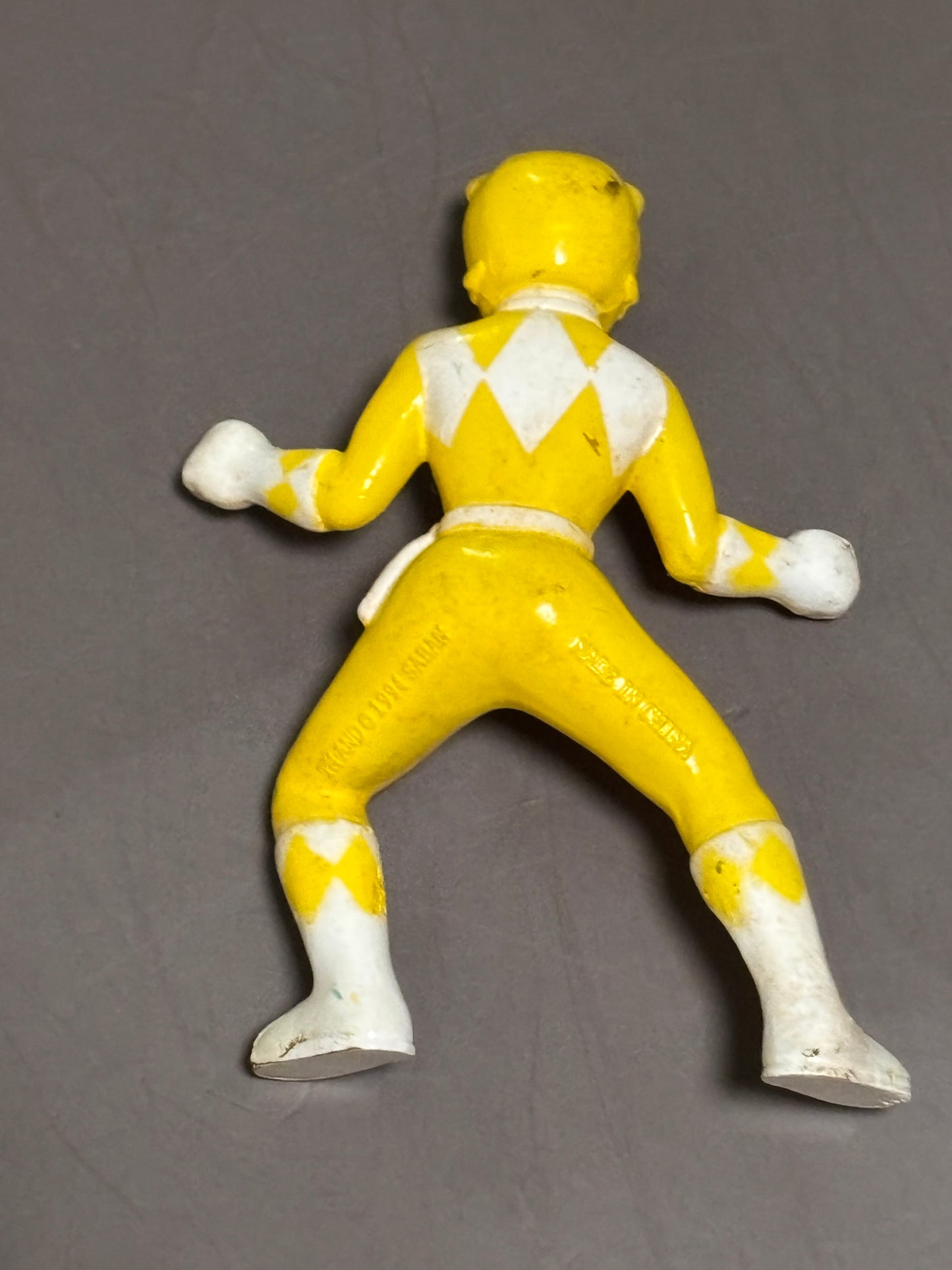 1994 Saban MIghty Morphin Power Rangers Mini 3" Yellow Power Ranger Figure