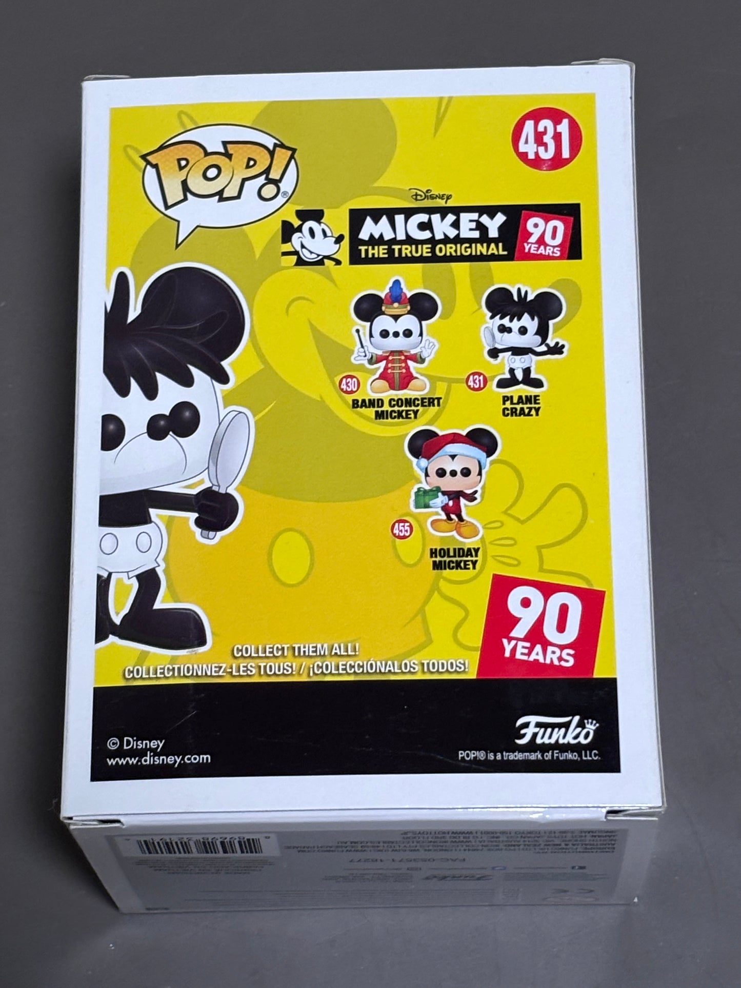 Funko Pop Plane Crazy Figure Disney Mickey The True Original #431 New