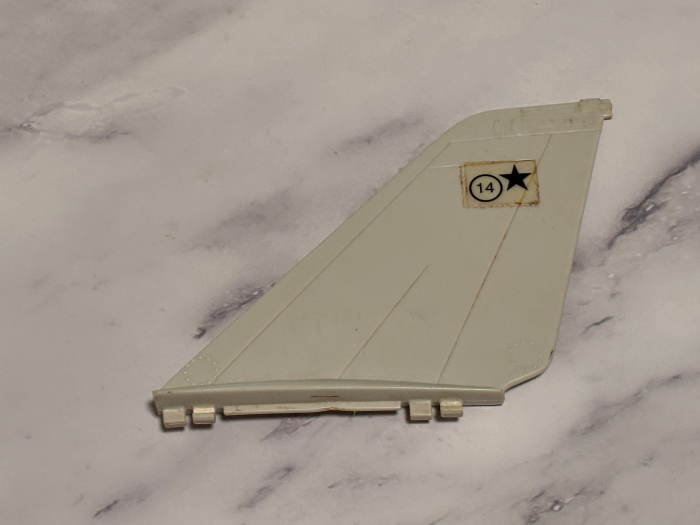 GI Joe Skystriker XP-14F Tail Fin Wing Vintage 1983 Figure Original Vehicle Part