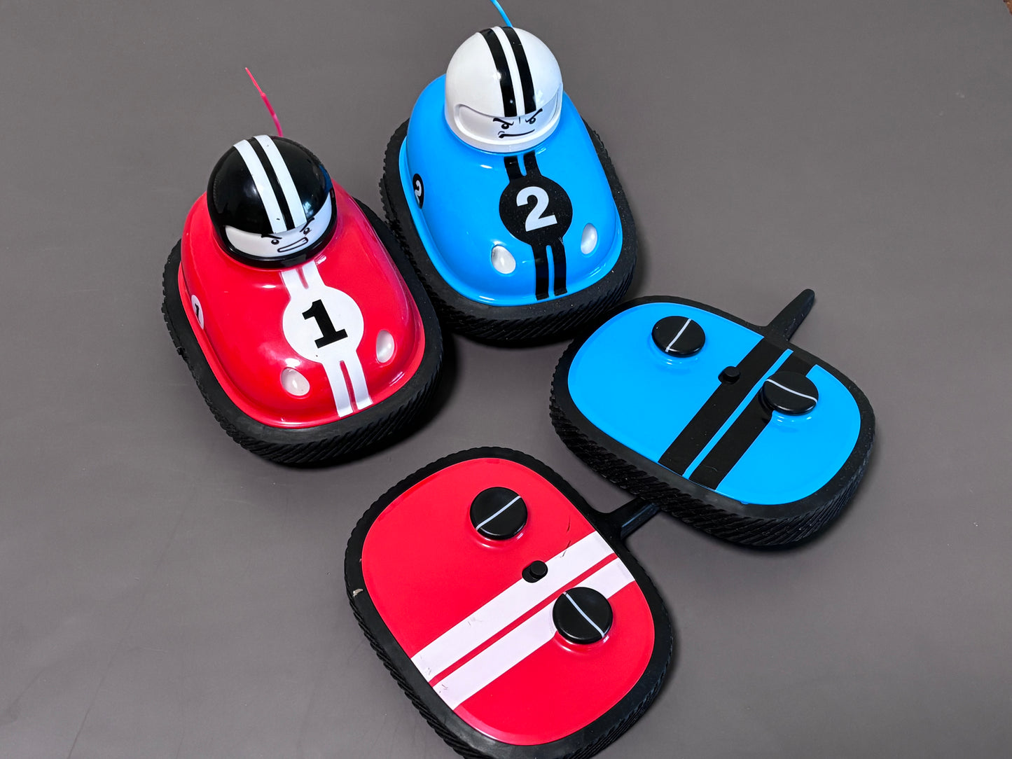 Sharper Image Road Rage Speed Ejecting Kids Bumper Cars, Remote Control