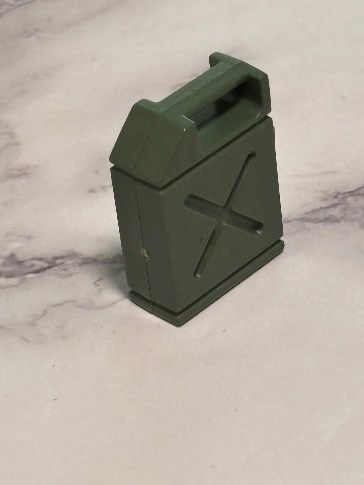 1984 Gi Joe Mortar Defense Unit Gas Jerry Can Original Accessory Green