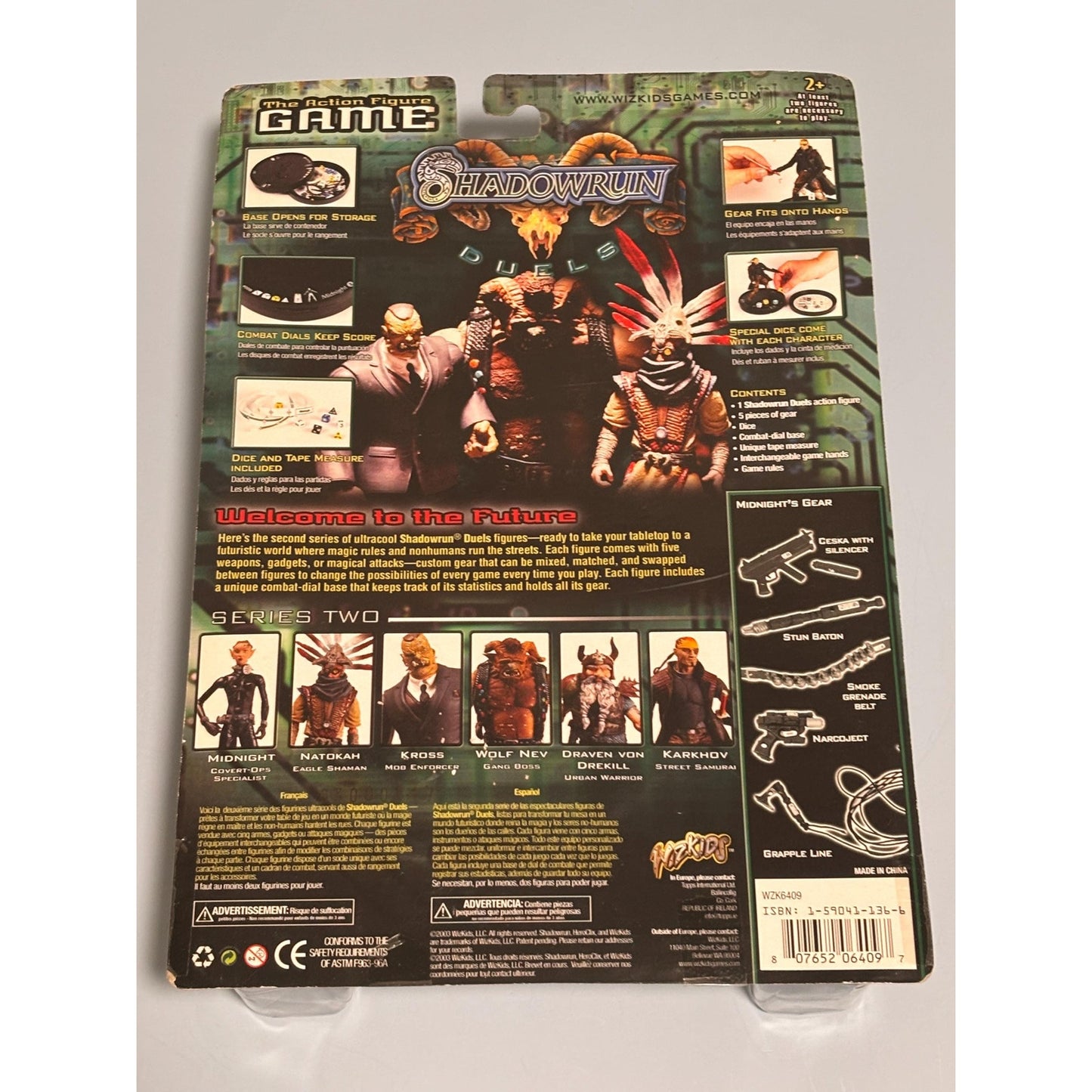 Shadowrun Duels Midnight Covert Ops Specialist Action Figure Series 2 WizKids