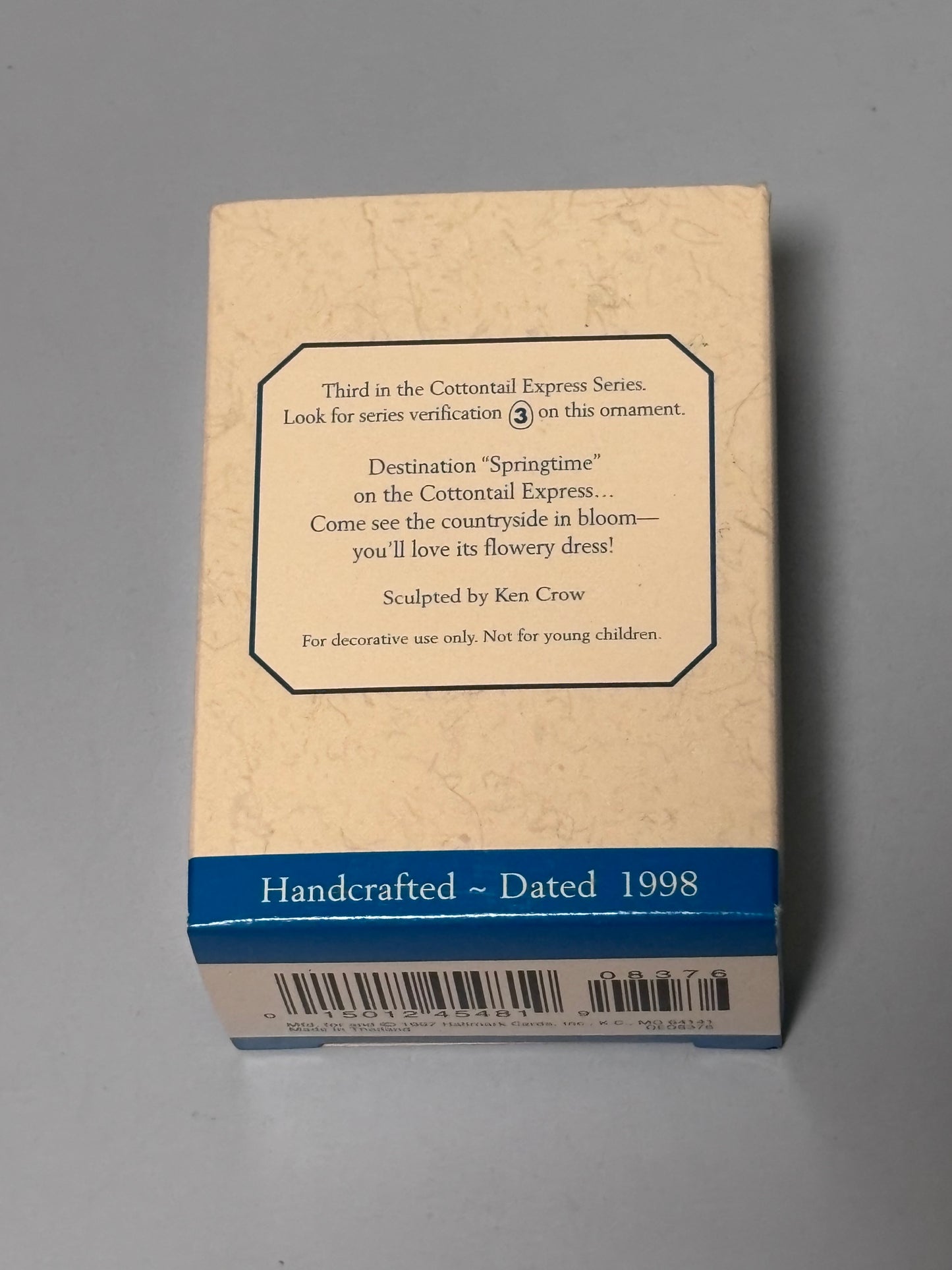 1998 Hallmark Keepsake Ornament Passenger Car Cottontail Express Collectors #3
