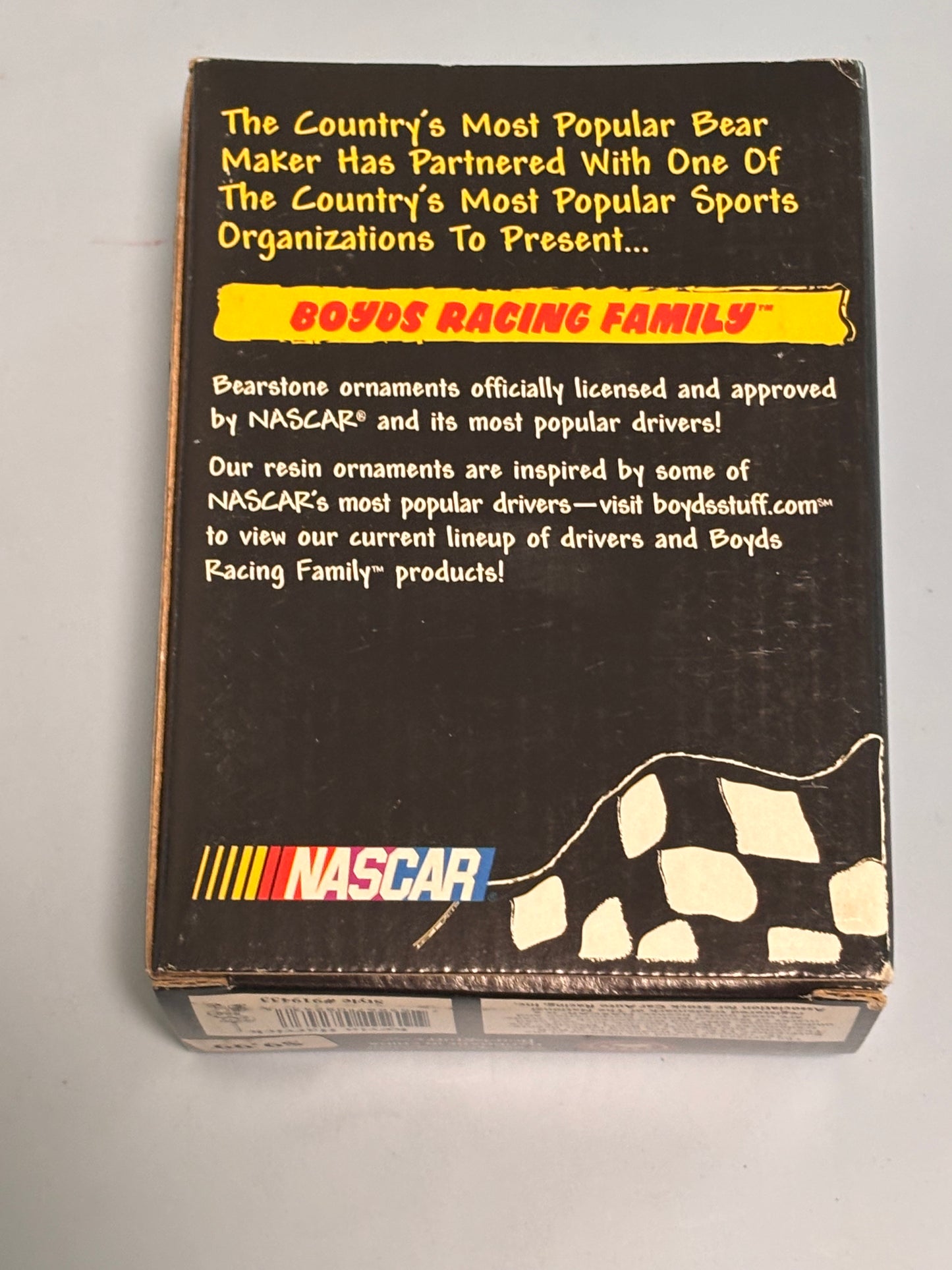 Kevin Harvick Boyds Racing Family Bear NASCAR Christmas Ornament 2004 New