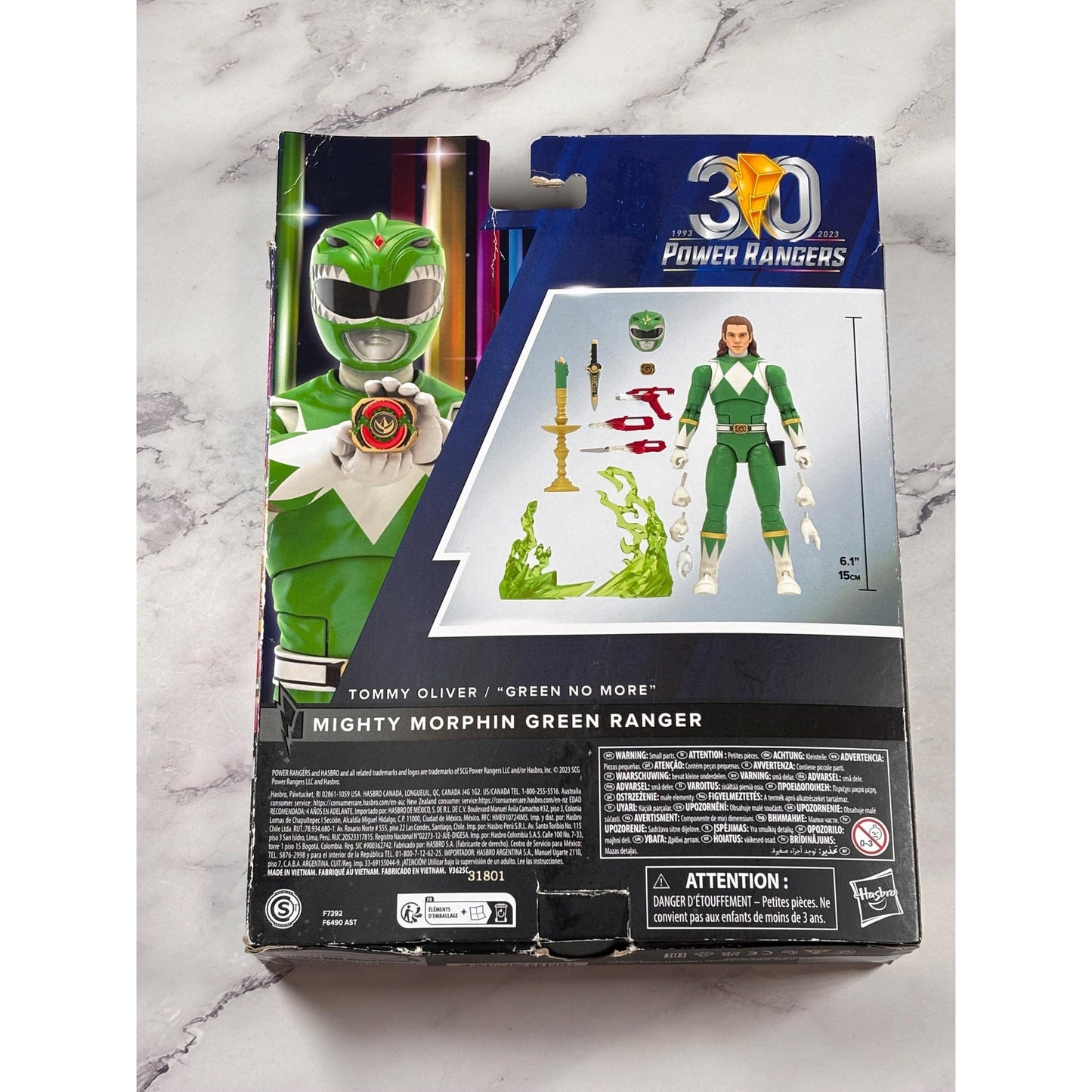 Hasbro Mighty Morphin Power Rangers Lightning Collection Remastered Green Ranger