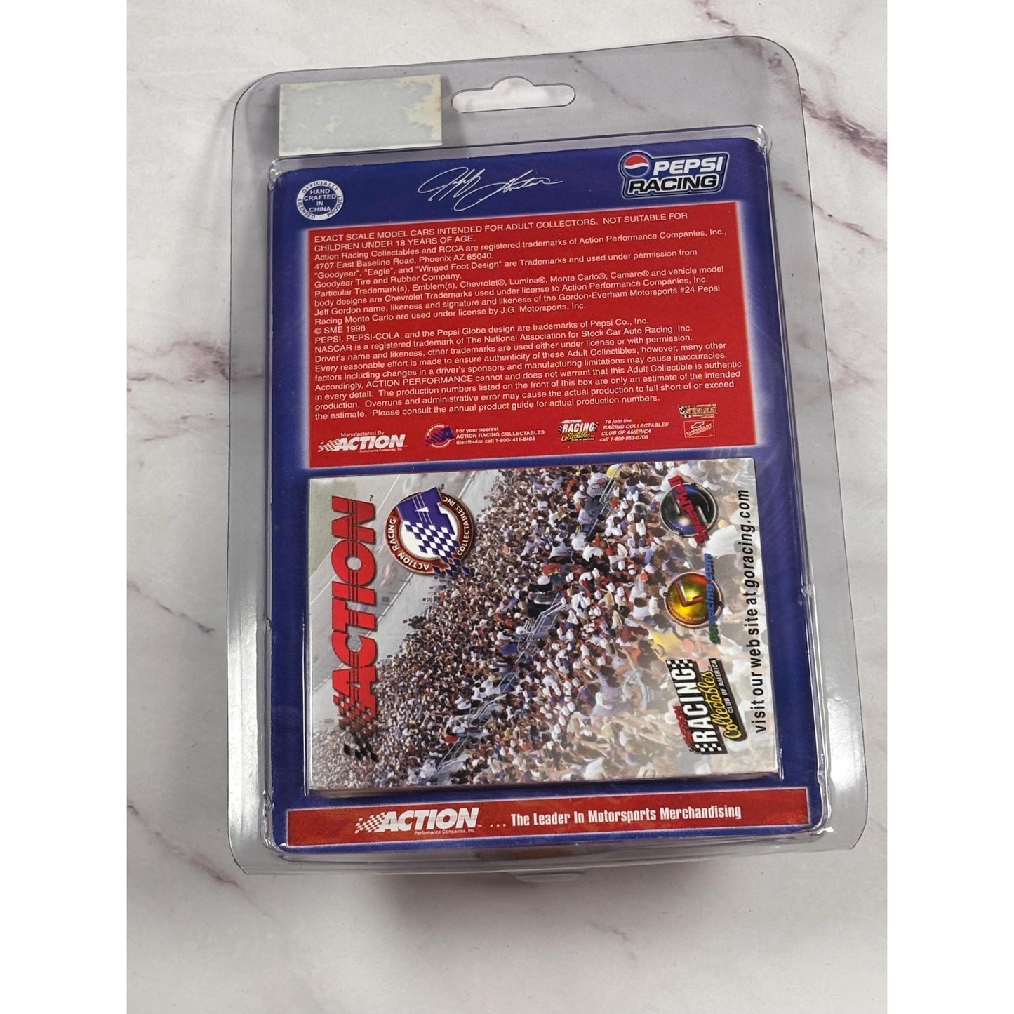 NASCAR #24 Jeff Gordon 1:64 Scale 1999 Pepsi Car Limited Edition Action Racing