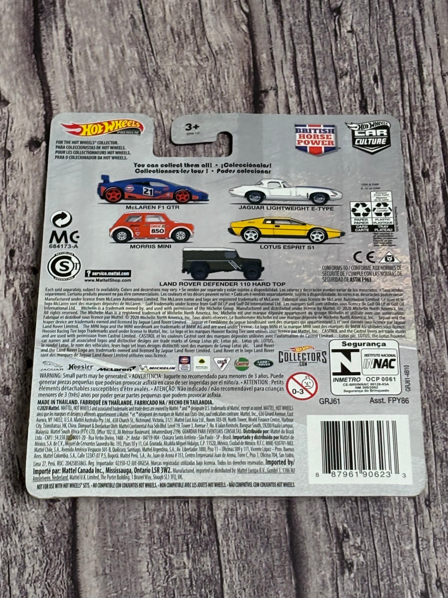 Hot Wheels Car Culture Lotus Esprit S1 Yellow 1:64 Diecast Car 4/5