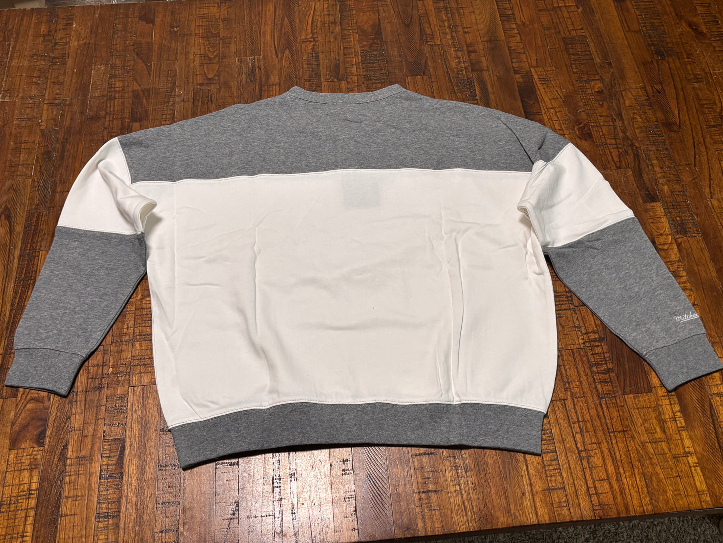 Utah Jazz Mitchell & Ness NBA Retro Hardwood Classic HWC 1/4 Button Crew Neck Sweat Shirt Women’s White Medium M New NWT