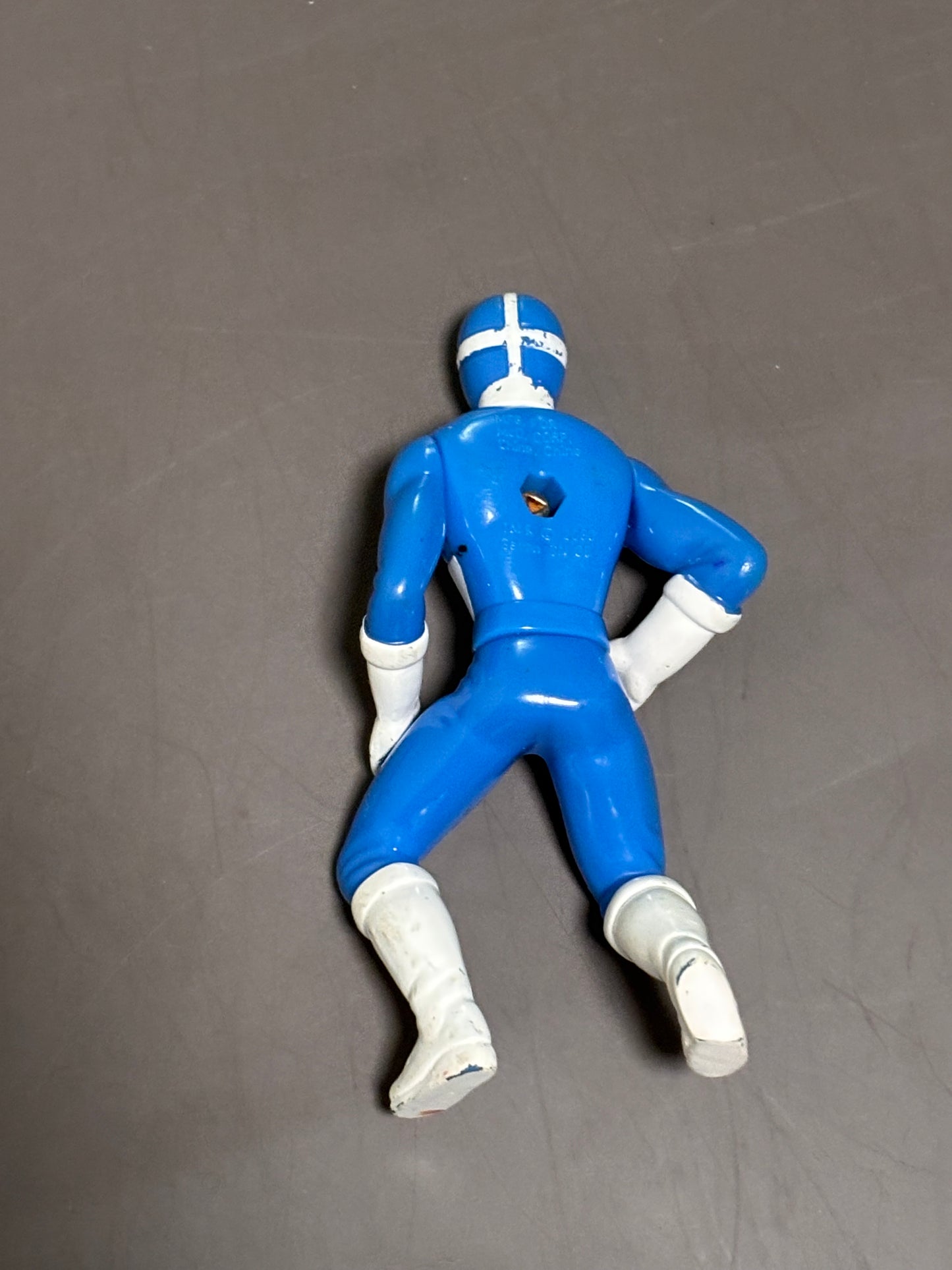 2000 McDonald’s Mighty Morphine Blue Power Ranger Moveable Figure Cake Topper 4”