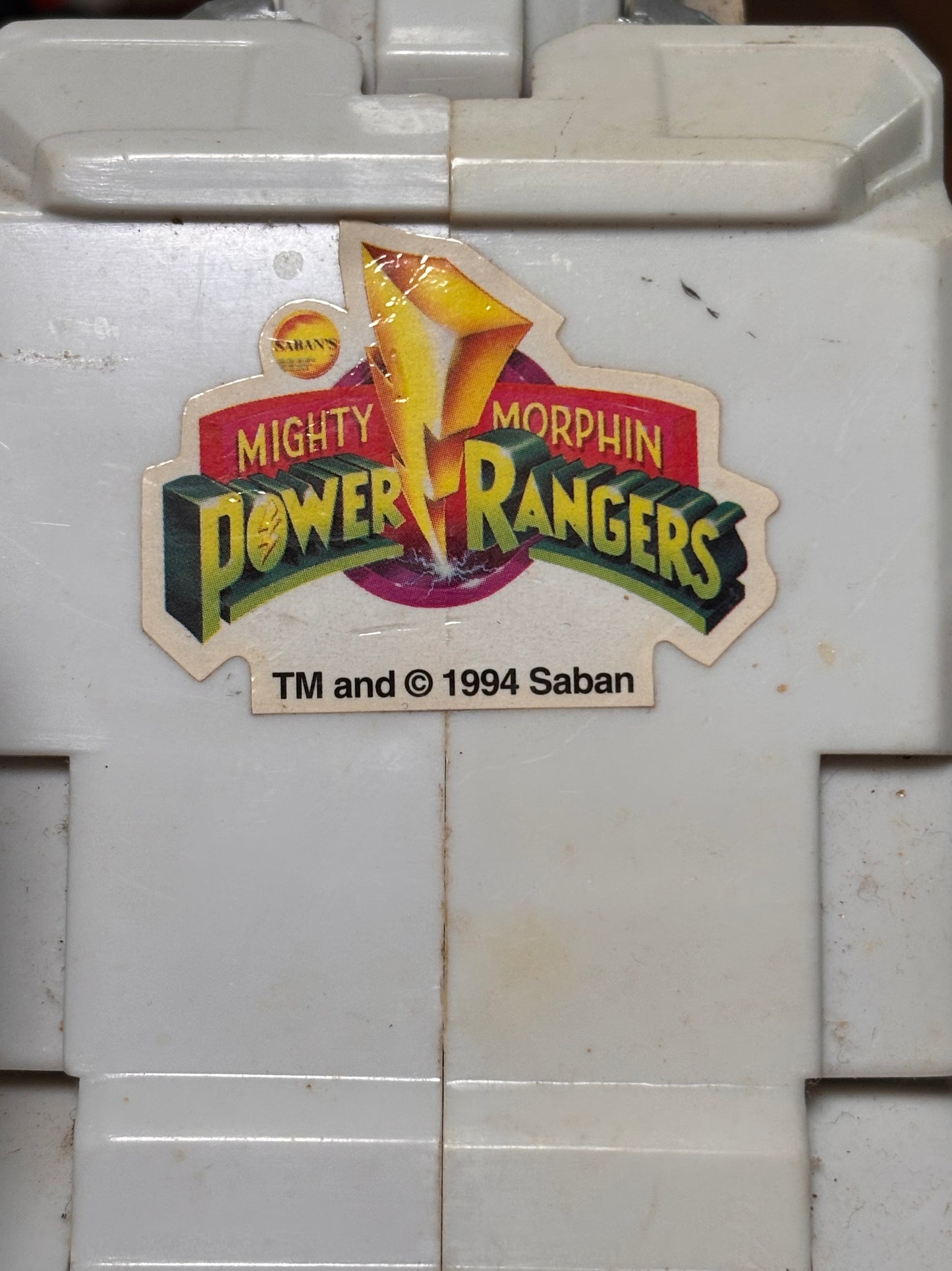 1994 Mighty Morphin Power Rangers White Tigerzord Vintage Remote Control