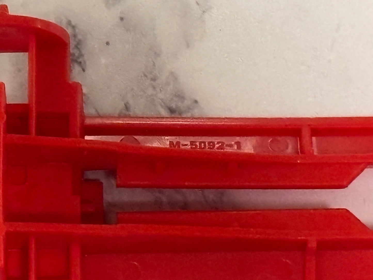 G.I. Joe RPV Remote Piloted Vehicle Red Launching Rail Part Accessory 1987 M-5092-1