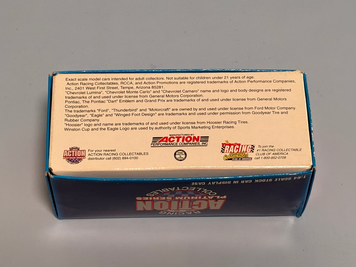 Jimmy Spencer #23 Smokin Joes Action 1:64 RCCA NASCAR Platinum Diecast LE 1995