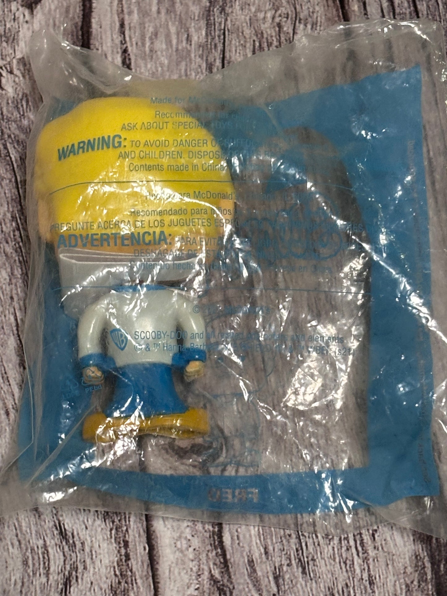 Fred Scooby-Doo McDonalds 2021 Happy Meal Toy #4 New