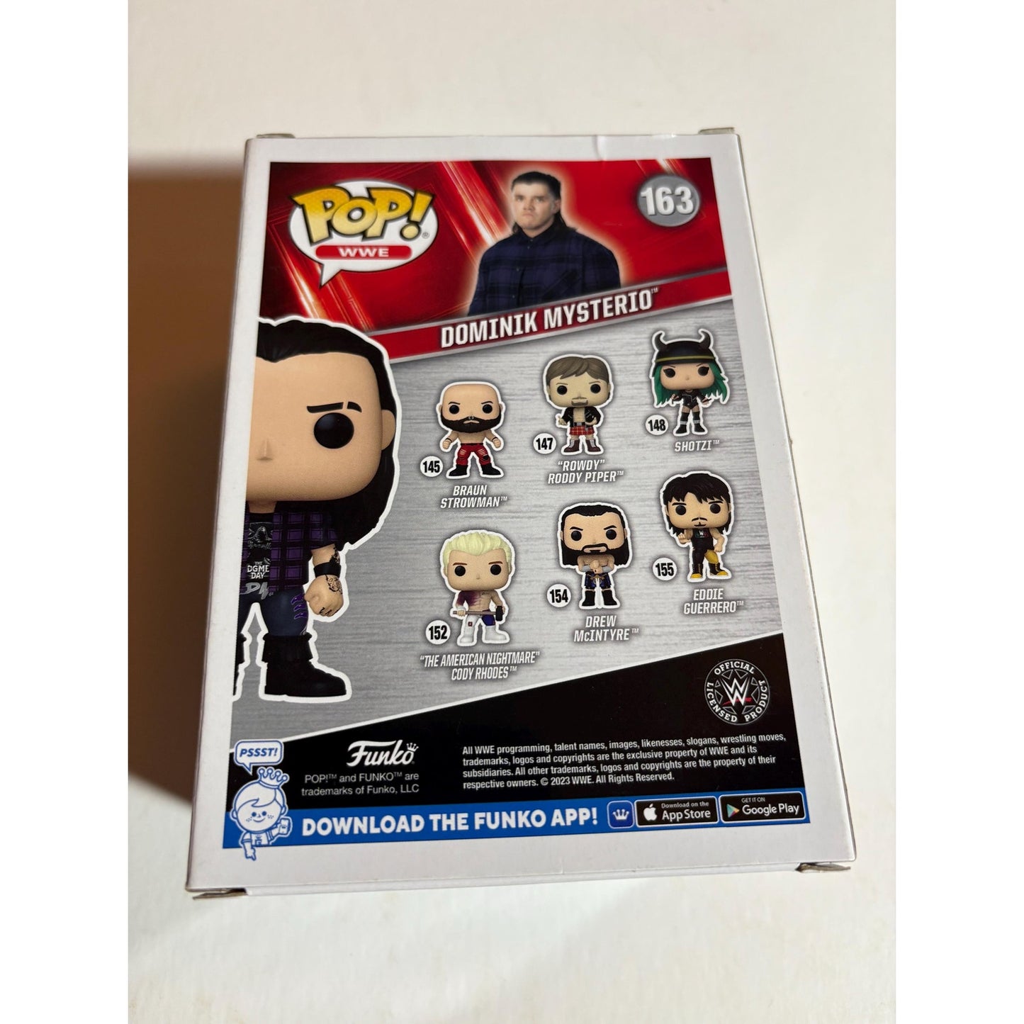 POP! Funko Vinyl Figure New in Box WWE #136 Dominik Mysterio