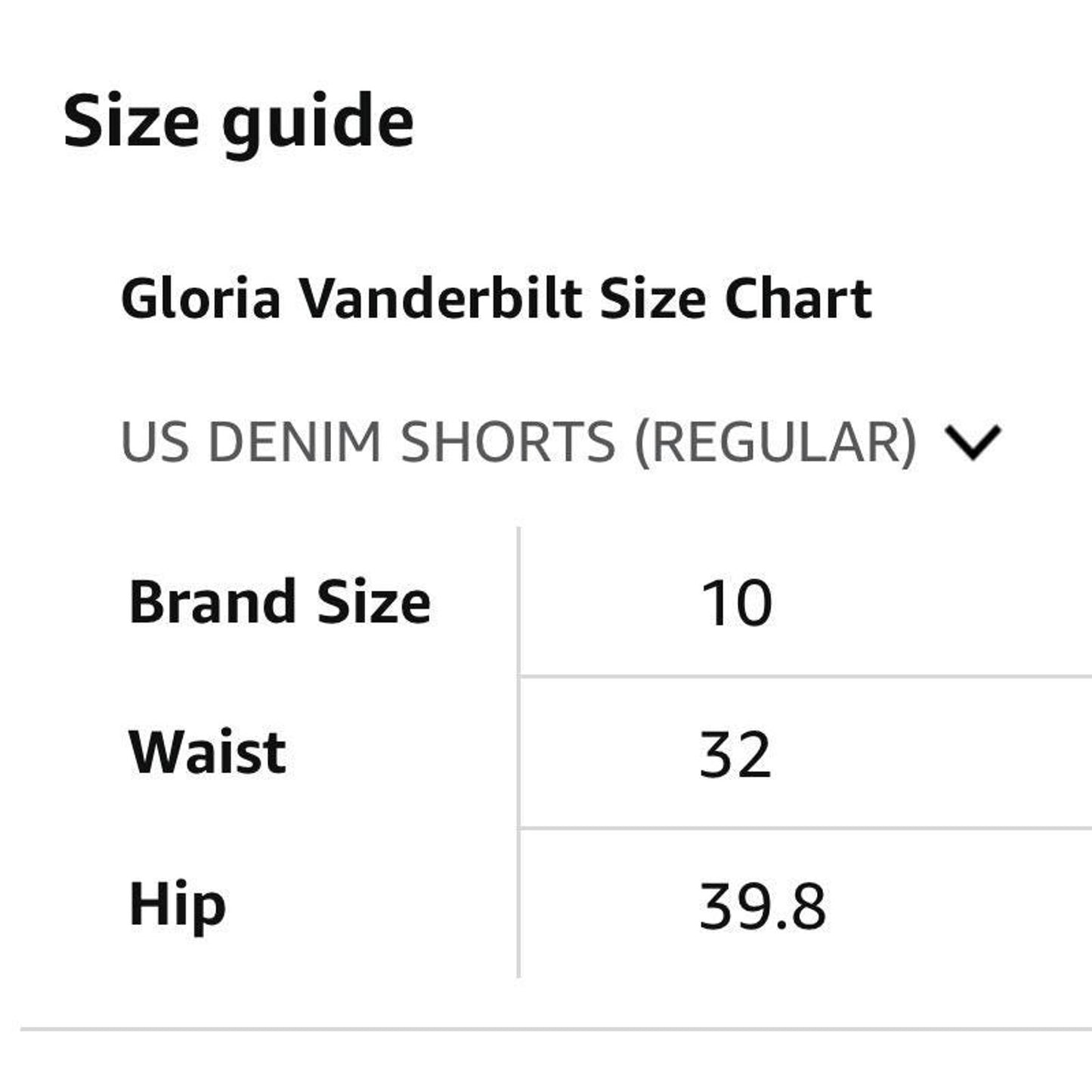 Gloria Vanderbilt Chino Shorts Womens Shorts Black 10 NWT