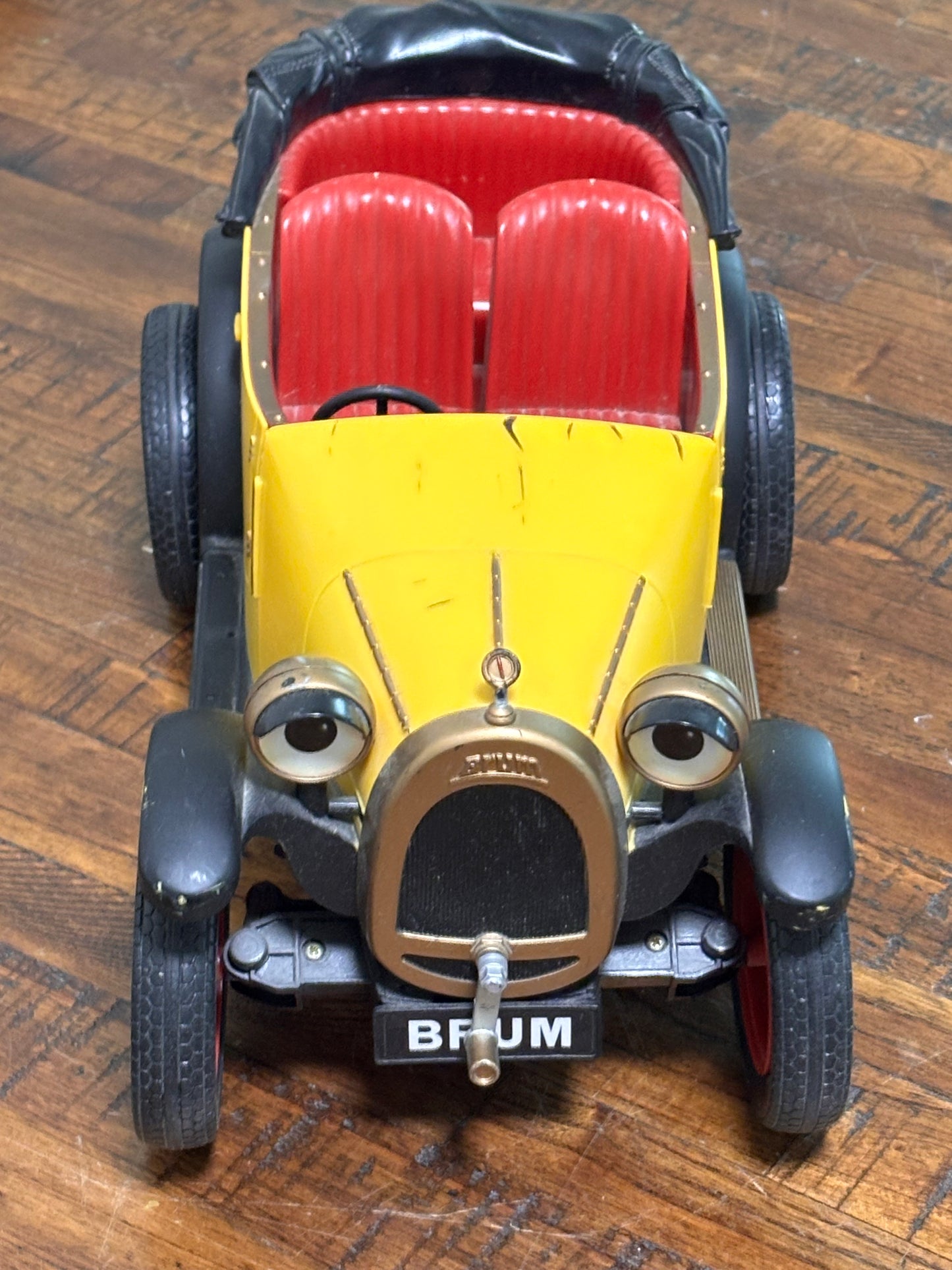 Vintage Radio Shack Brum Convertible Car Roadster Jalopy With Remote