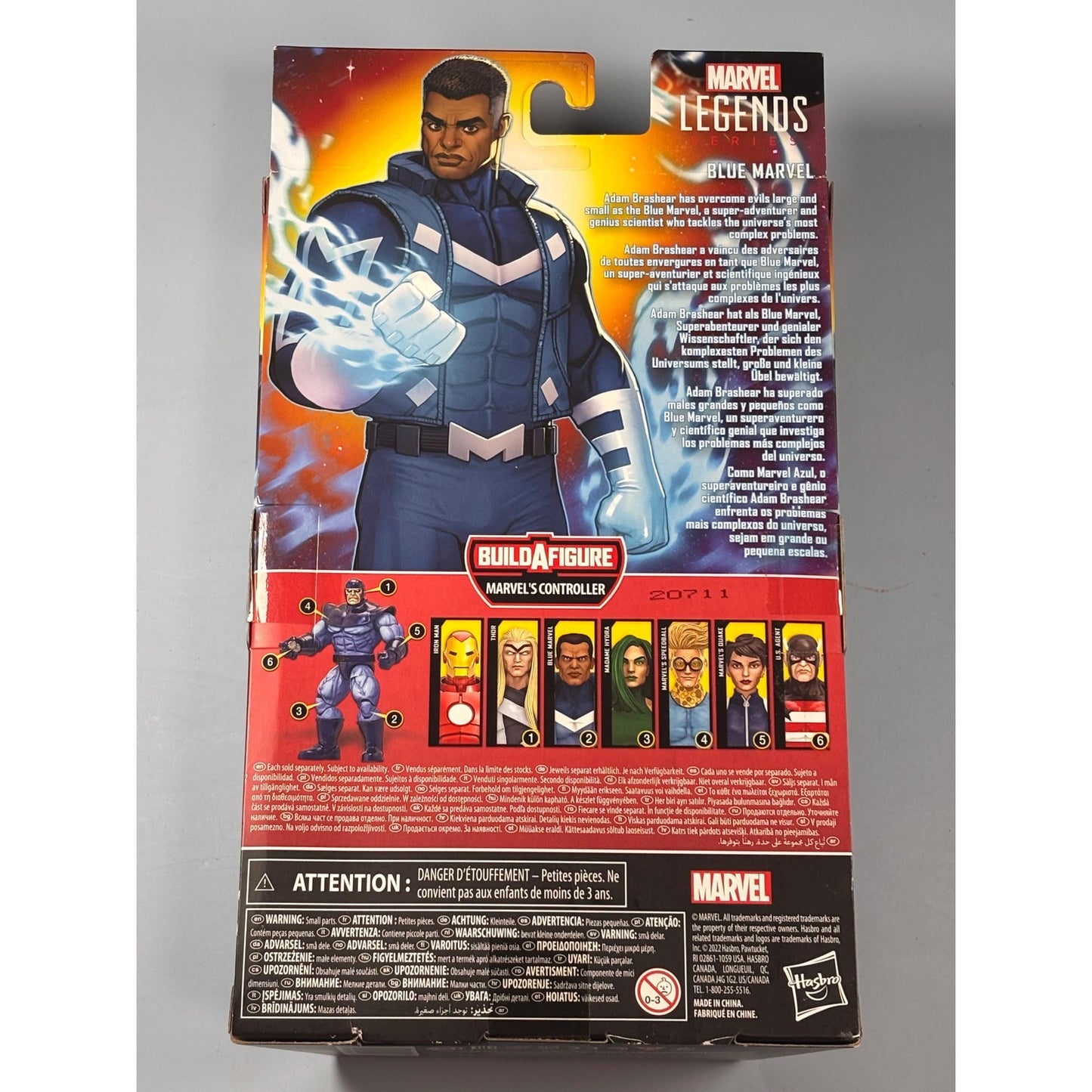 Legends Series Blue Marvel 6" Action Figure BAF Controller Hasbro New