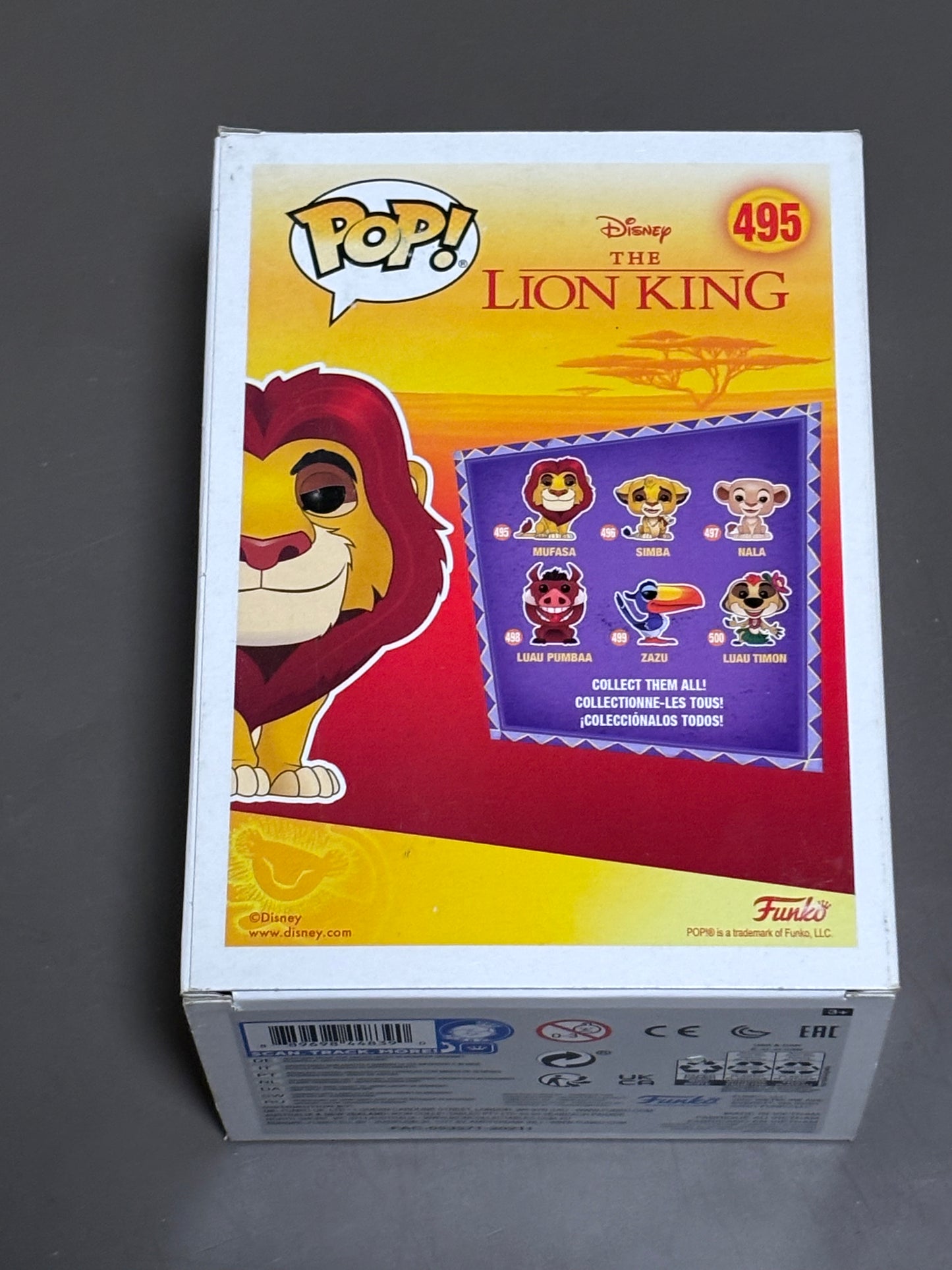 Mufasa Spirit In Stars Disney Lion King Funko Pop! #495 Pop In A Box Exclusive