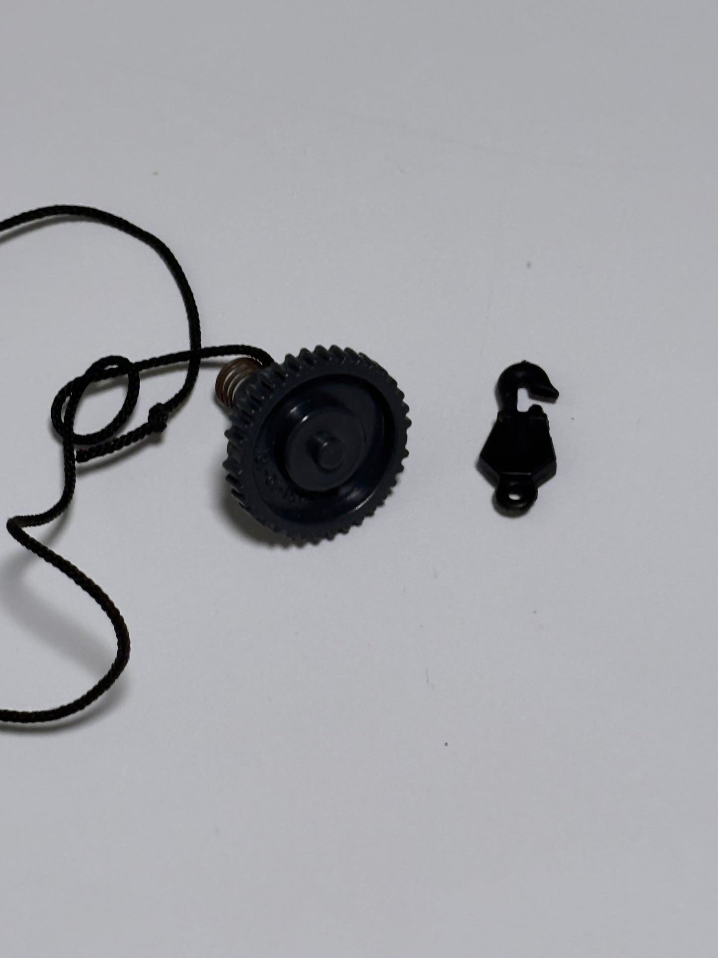 Vintage 1983 GI Joe Dragonfly Helicopter Part Wench Spring Rope and Hook