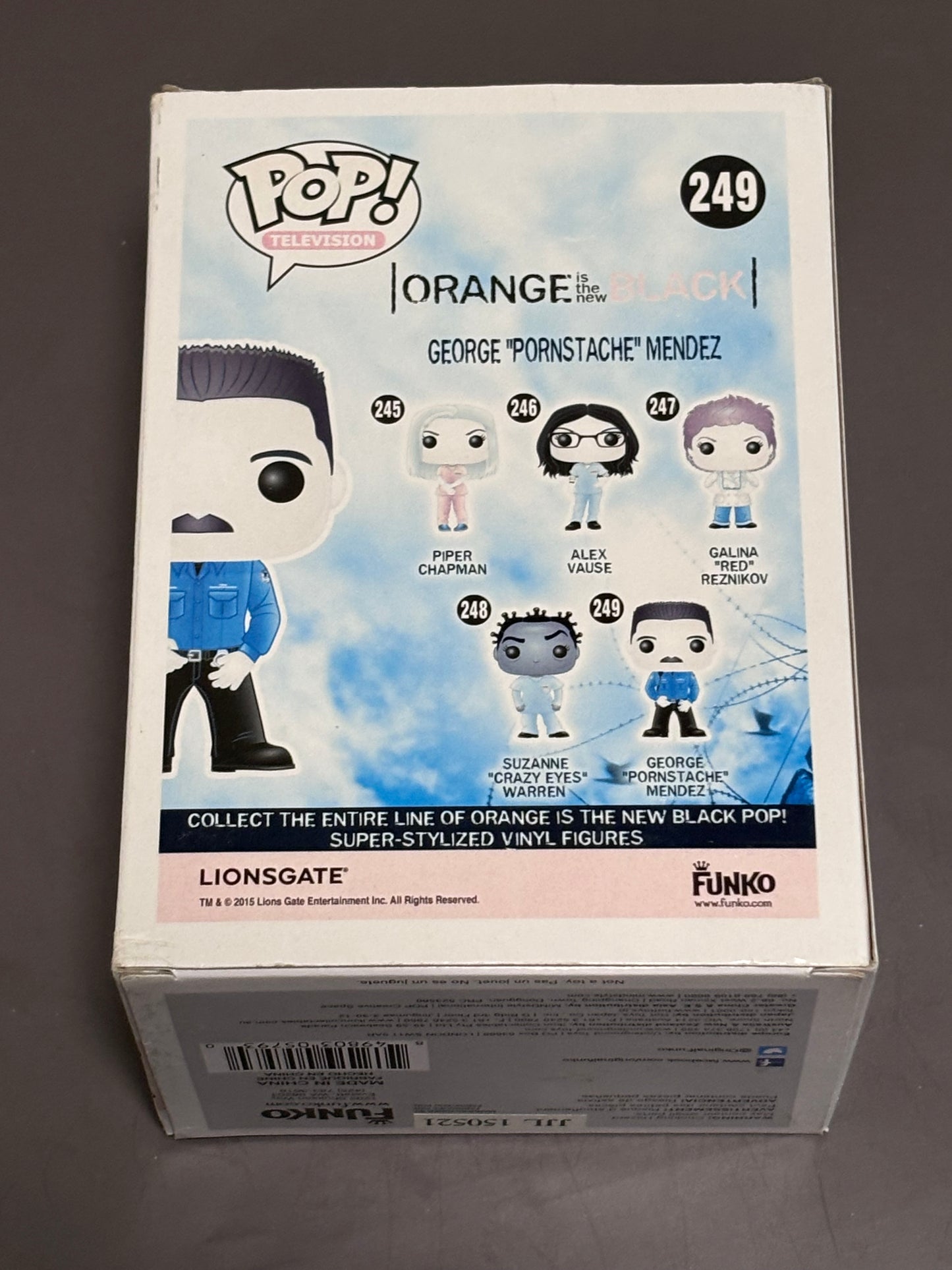Funko Pop! TV Series : Orange Is The New Black George "Pornstache" Mendez #249
