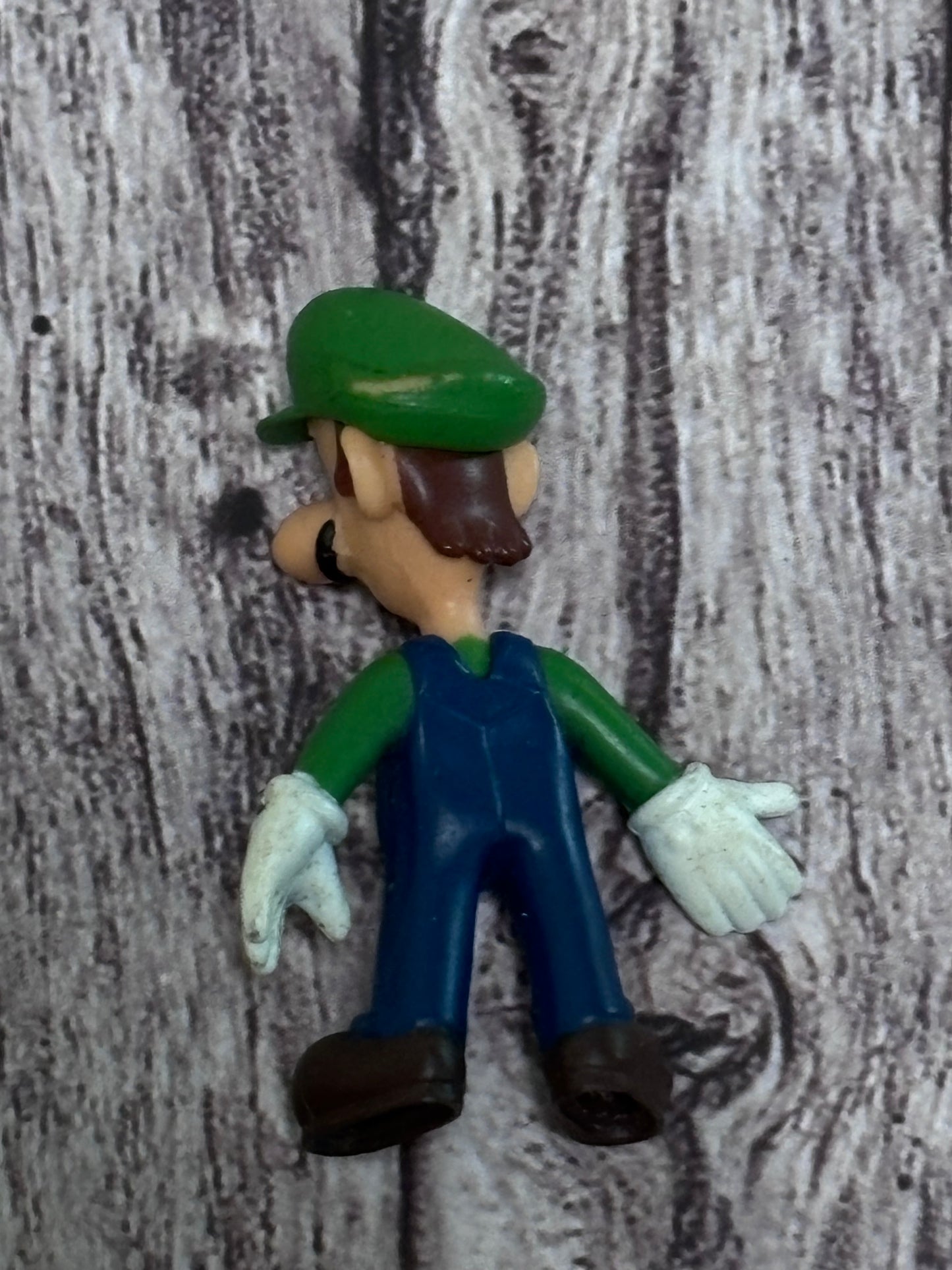 Nintendo Super Mario Brothers Luigi PVC Toy Figure Cake Topper 2.5" 2007 Gift