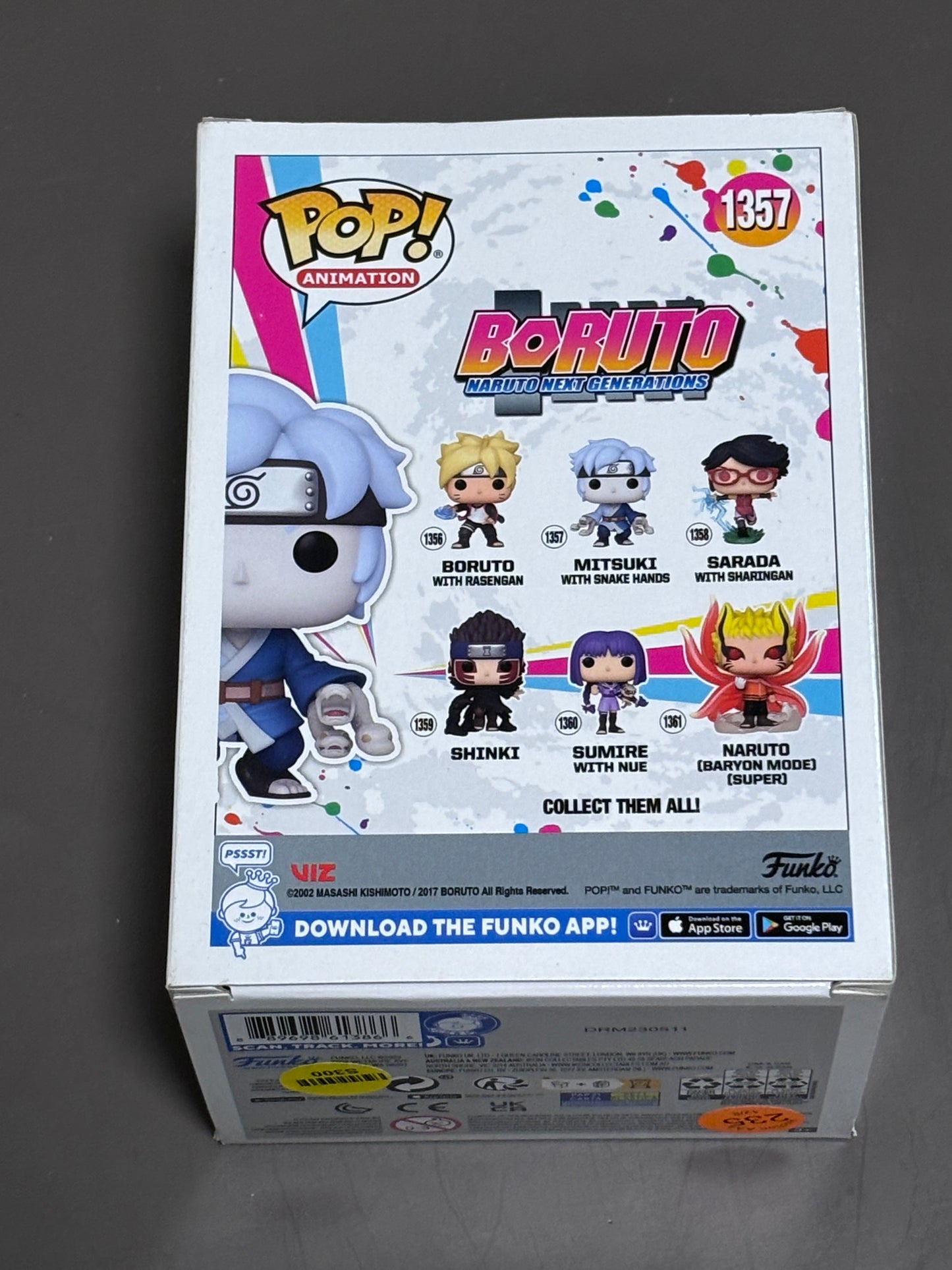 New Funko Pop Animation Boruto Naruto Next Generation#1357 Mitsuki w/Snake Hands