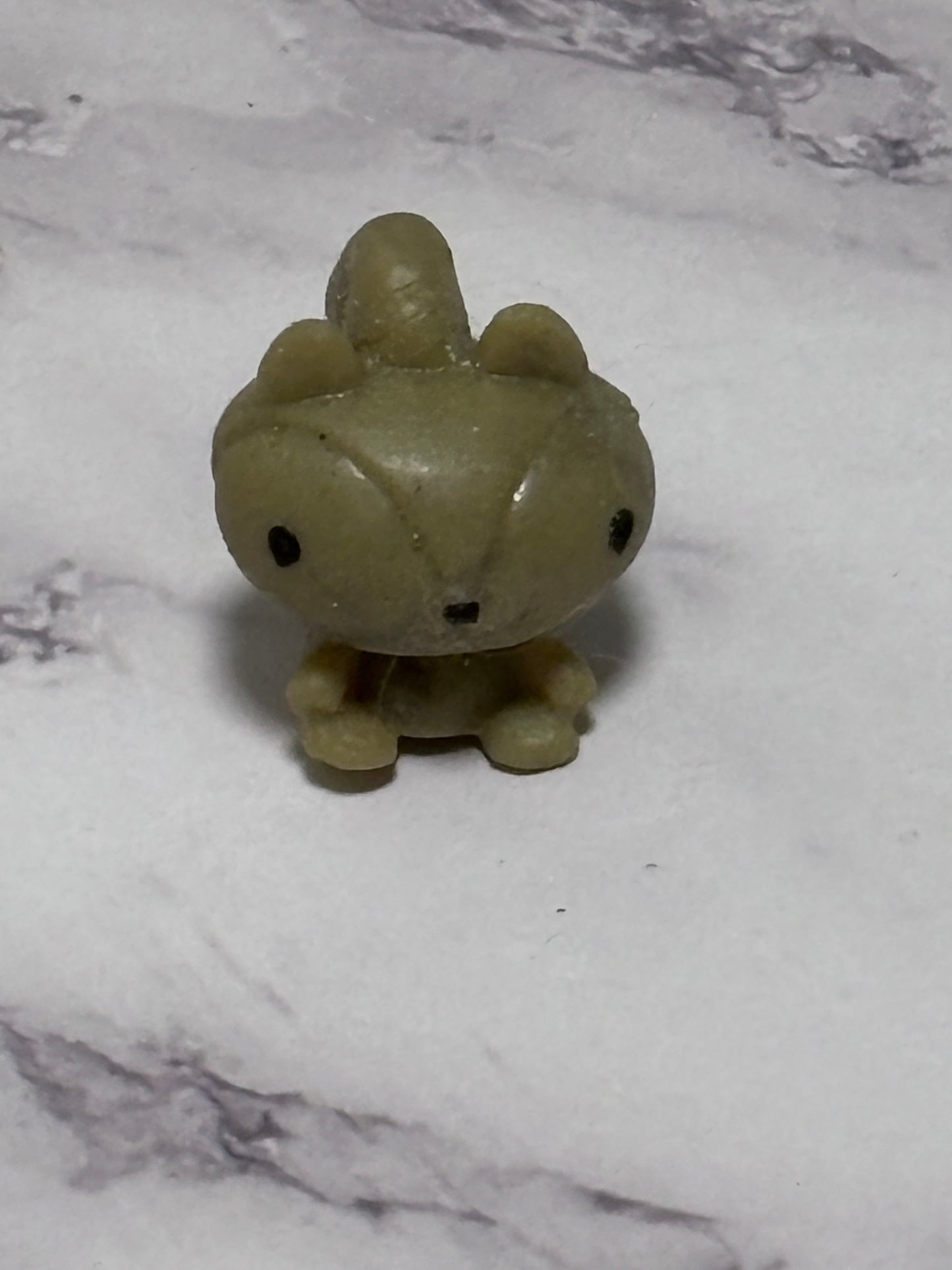 Sqwishland.com Sqwirrel Squirrel Green Micro Rubber Figure Pet