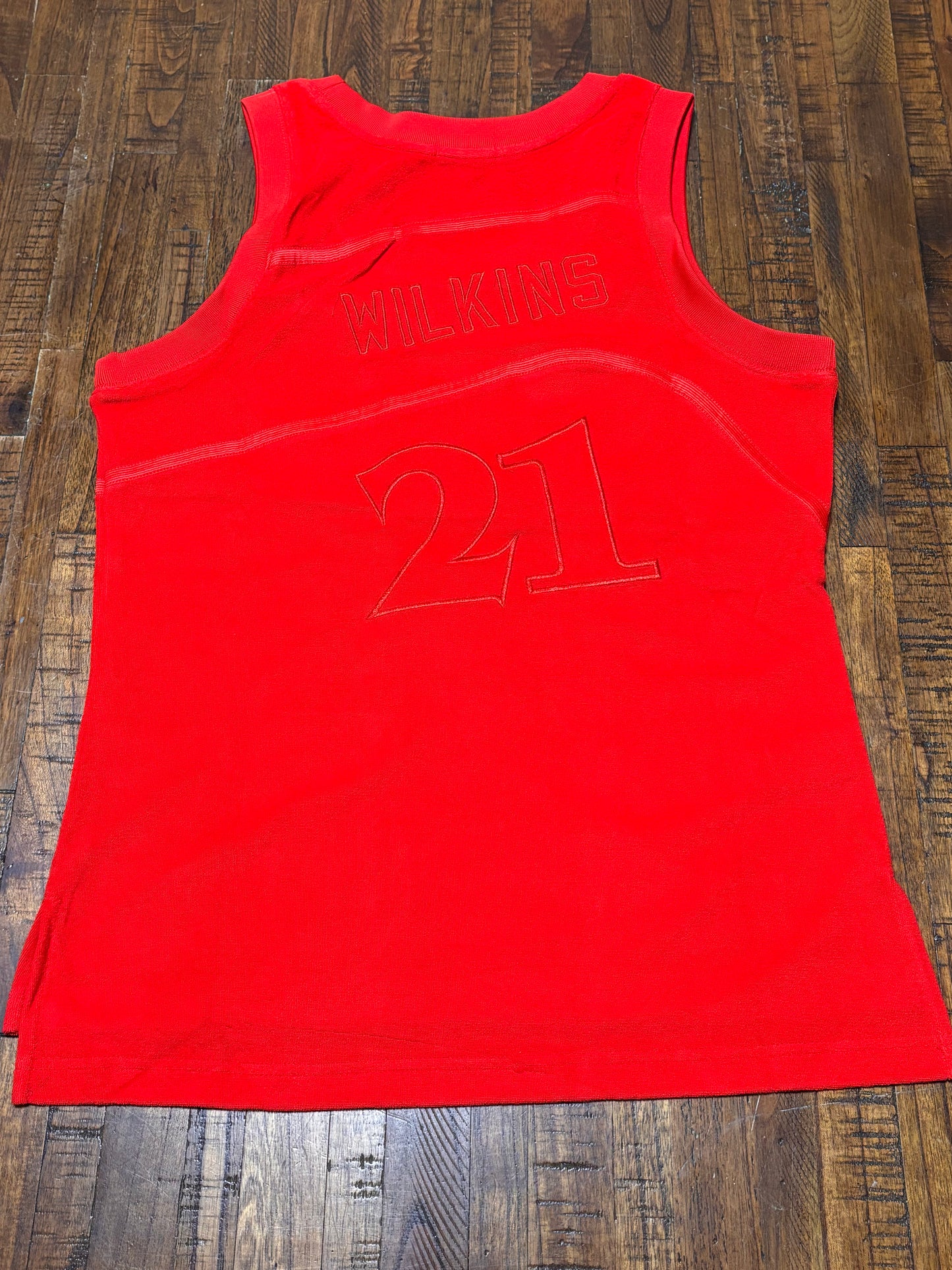 Dominique Wilkins Atlanta Hawks Mitchell & Ness Hardwood Classic HWC NBA Retro Swingman 1986-87 Ghost Red Jersey Women’s Medium M New NWOT