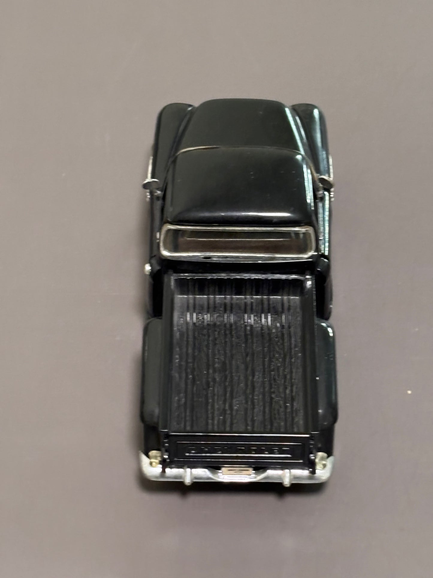 1955 Chevy Stepside Black Diecast Pickup Truck 1:36 Scale Sunnyside SS5602