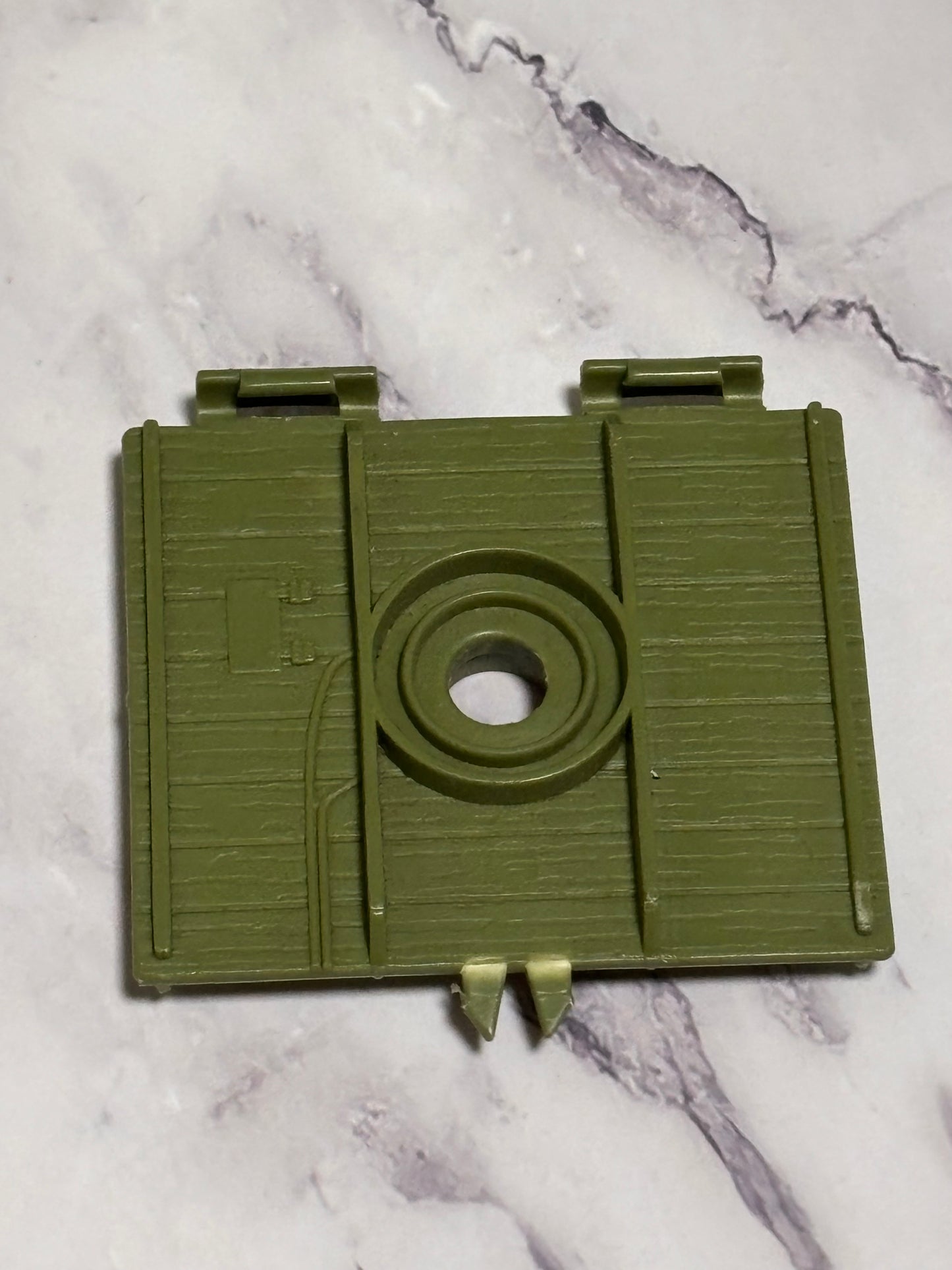 GI Joe ARAH 1987 Coastal Defender Green Part Top Front Panel Hatch Vintage