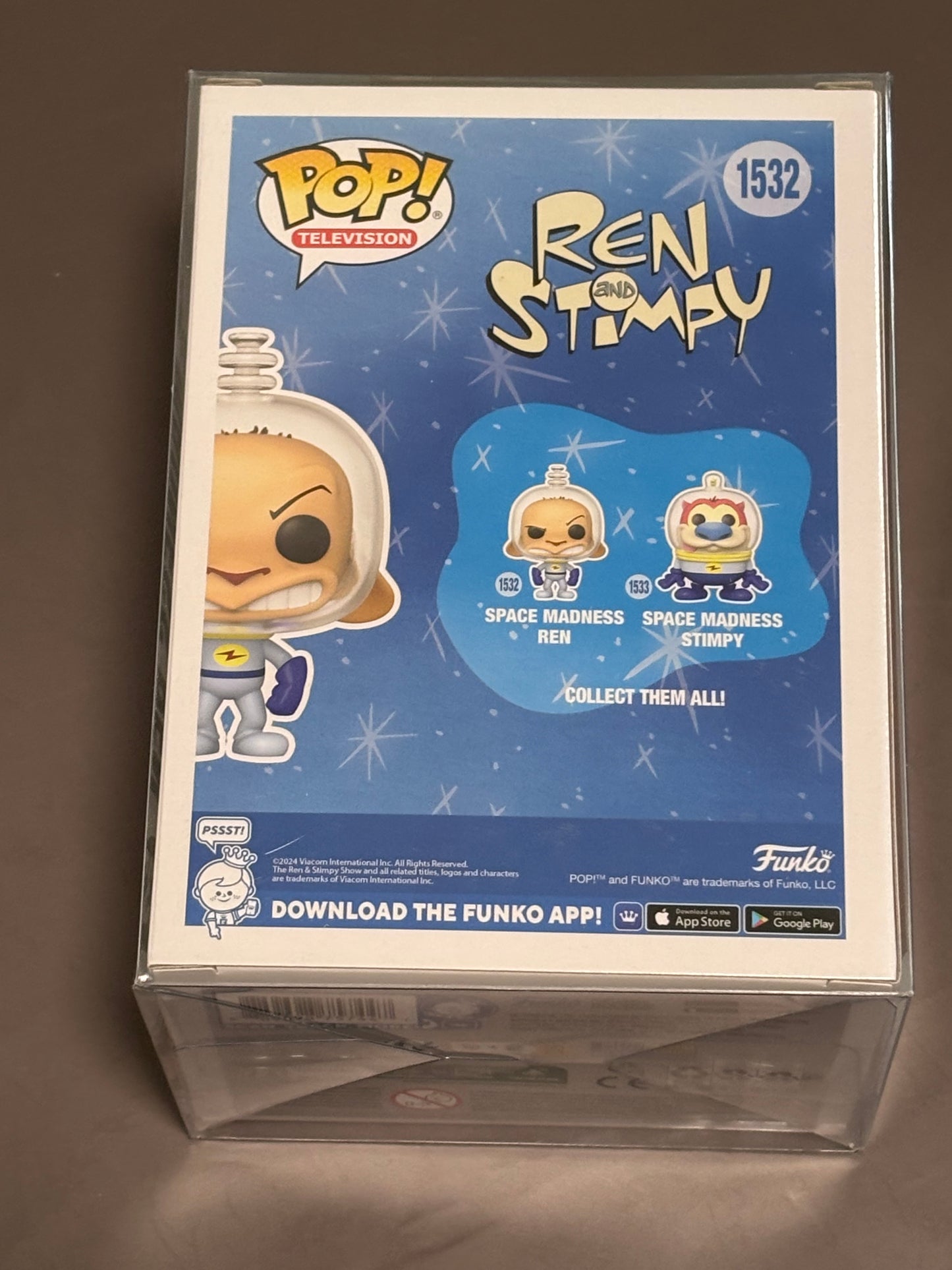 Funko Pop! Television Space Madness Ren #1532 Ren And Stimpy 2024