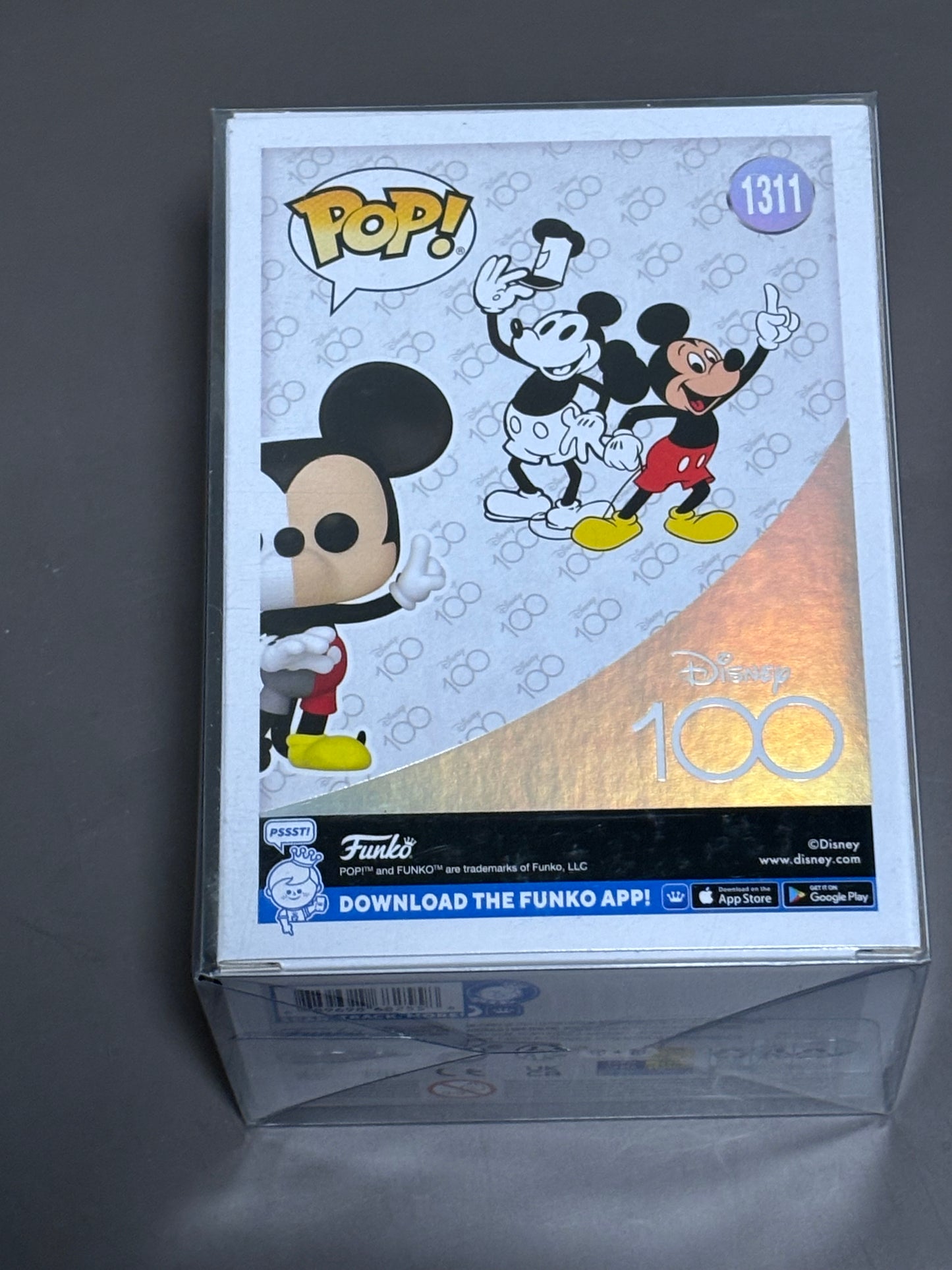 XxFunko Pop! Disney Mickey Mouse Half Color Half B&W #1311 Hot Topic Exclusive