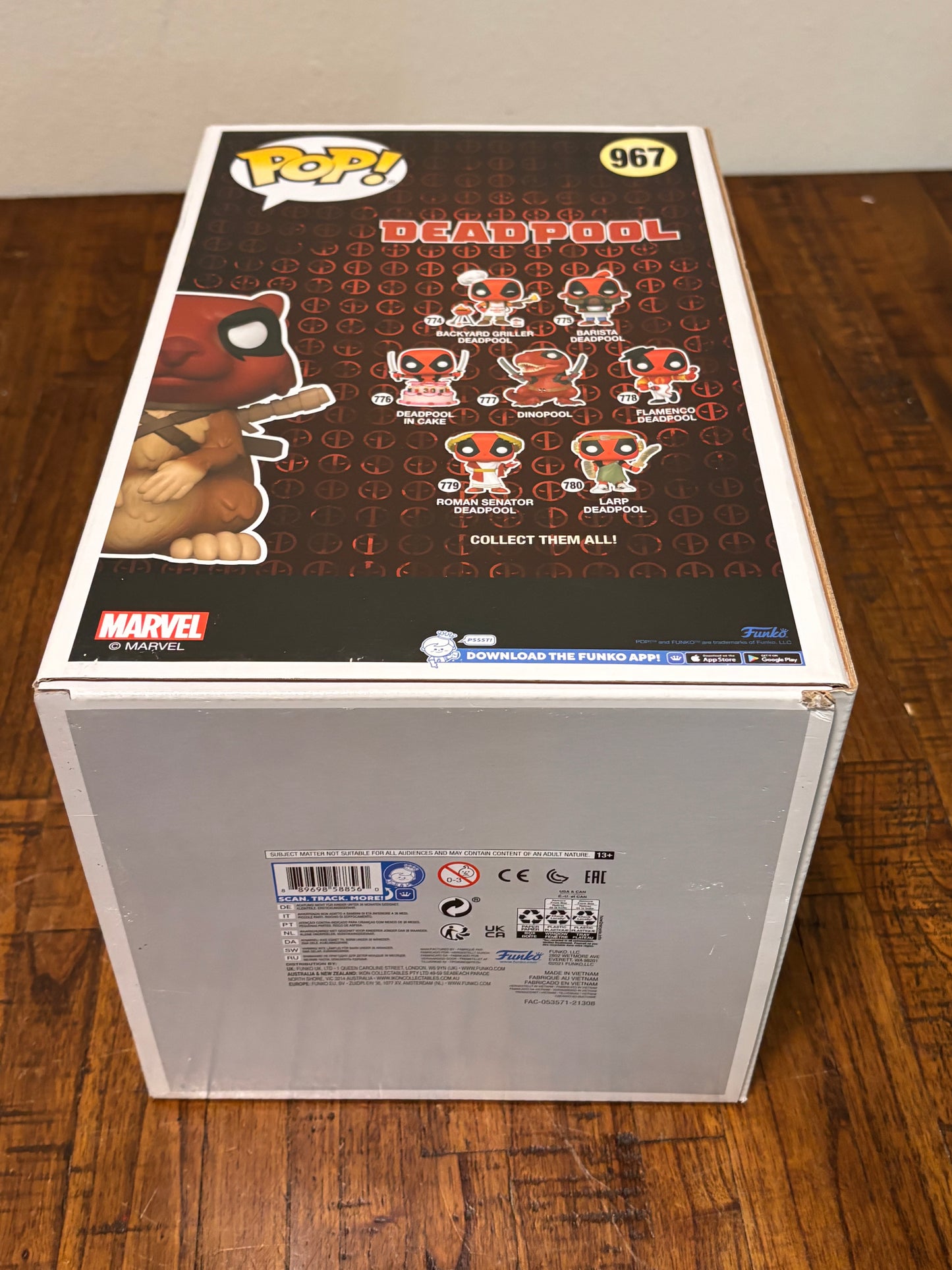 Funko Pop! Deadpool Squirrelpool Marvel Flocked GameStop Exclusive #967