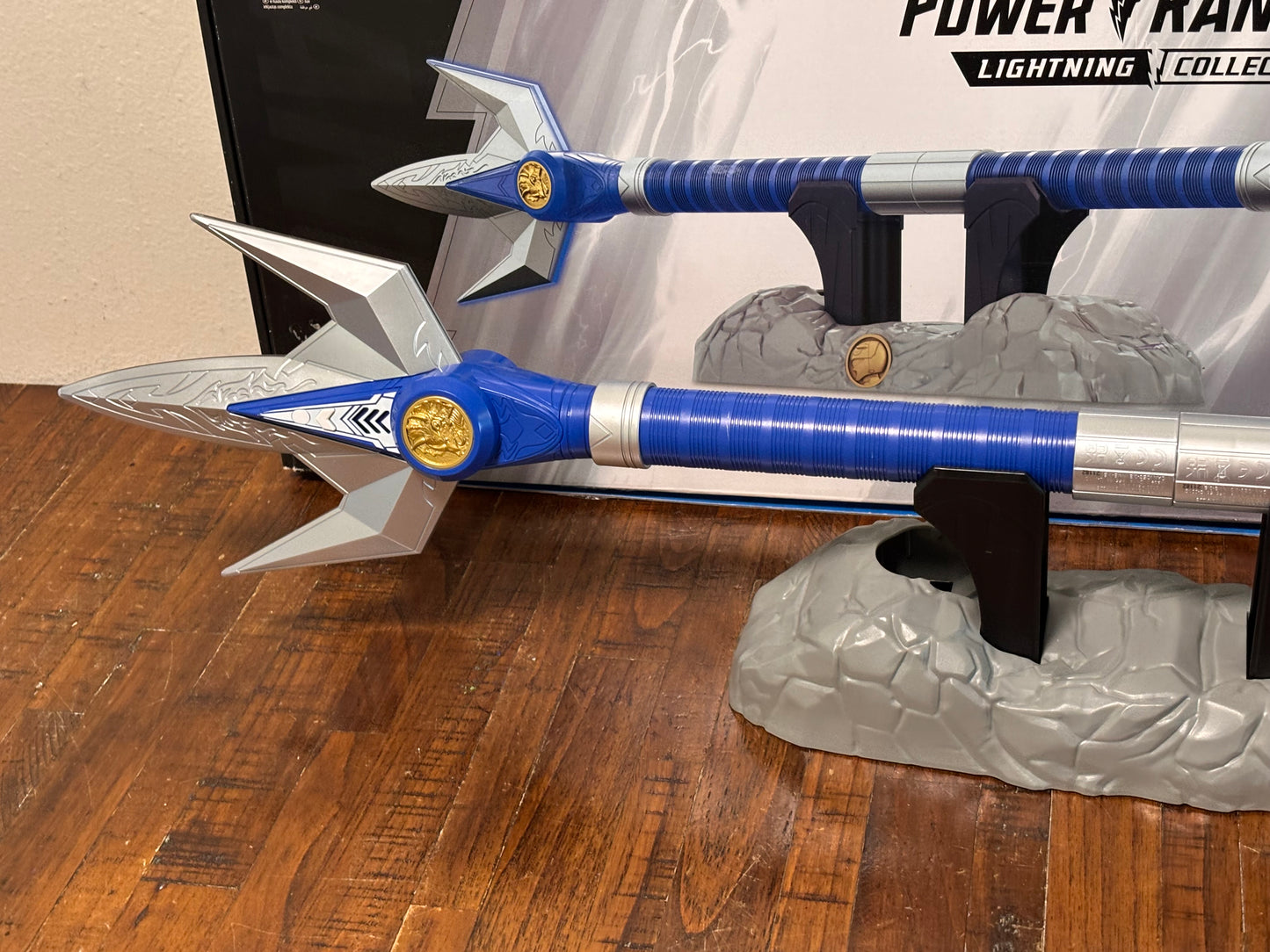 Power Rangers Lightning Collection Blue Ranger Mighty Morphin Power Lance Hasbro 2022