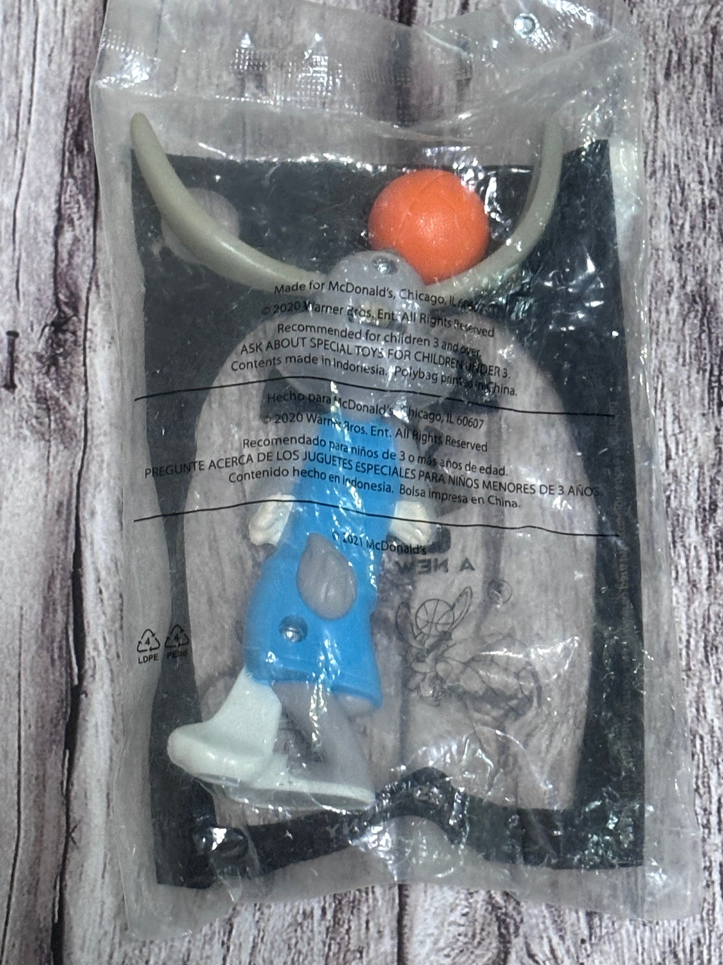 Space Jam 2 The New Legacy 2021 McDonalds #1 Bugs Bunny Happy Meal Toy