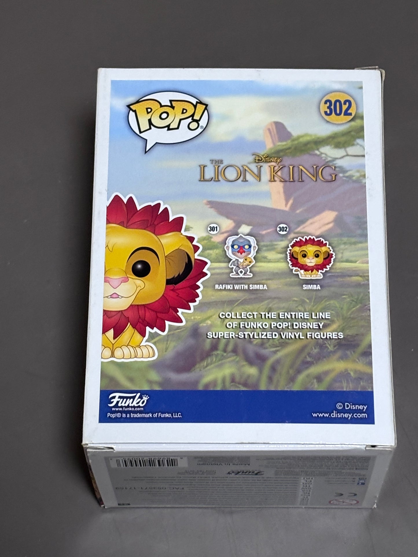 Funko POP! Disney The Lion King Simba with Leaf Mane #302 Vinyl Figure New