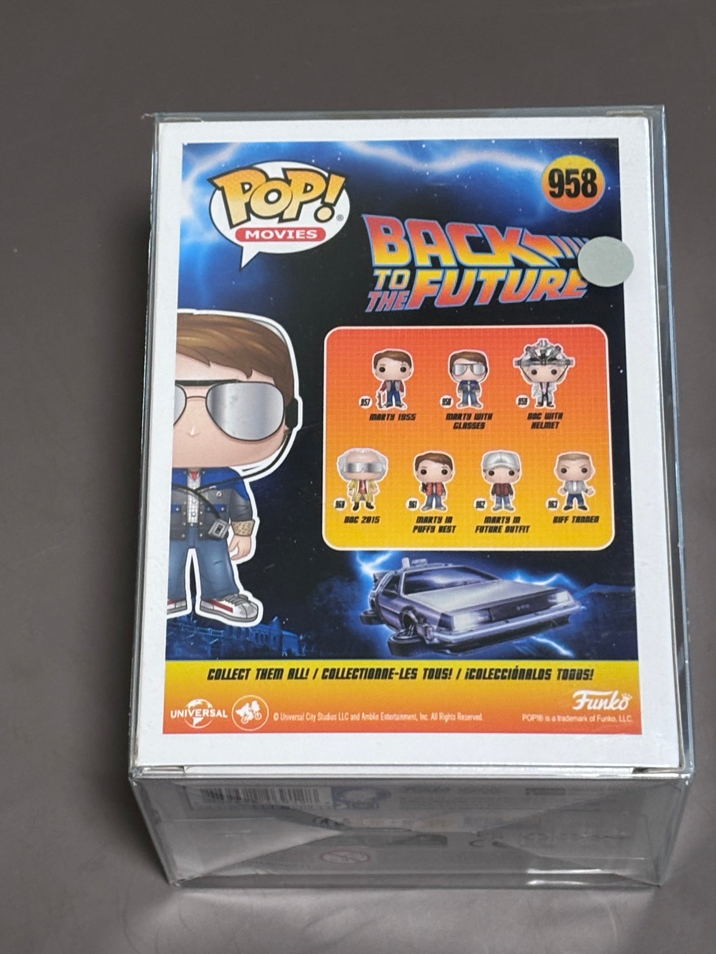Funko POP! Movies Back to the Future Marty with Glasses #958 Vinyl Figure Toy