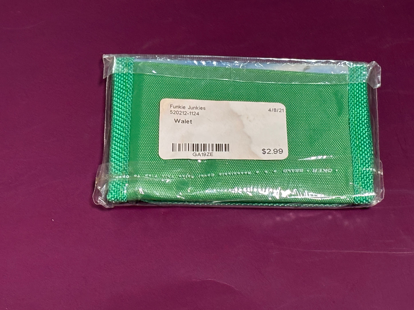 Disney Winnie The Pooh & Tigger Green Kids Children’s Wallet New