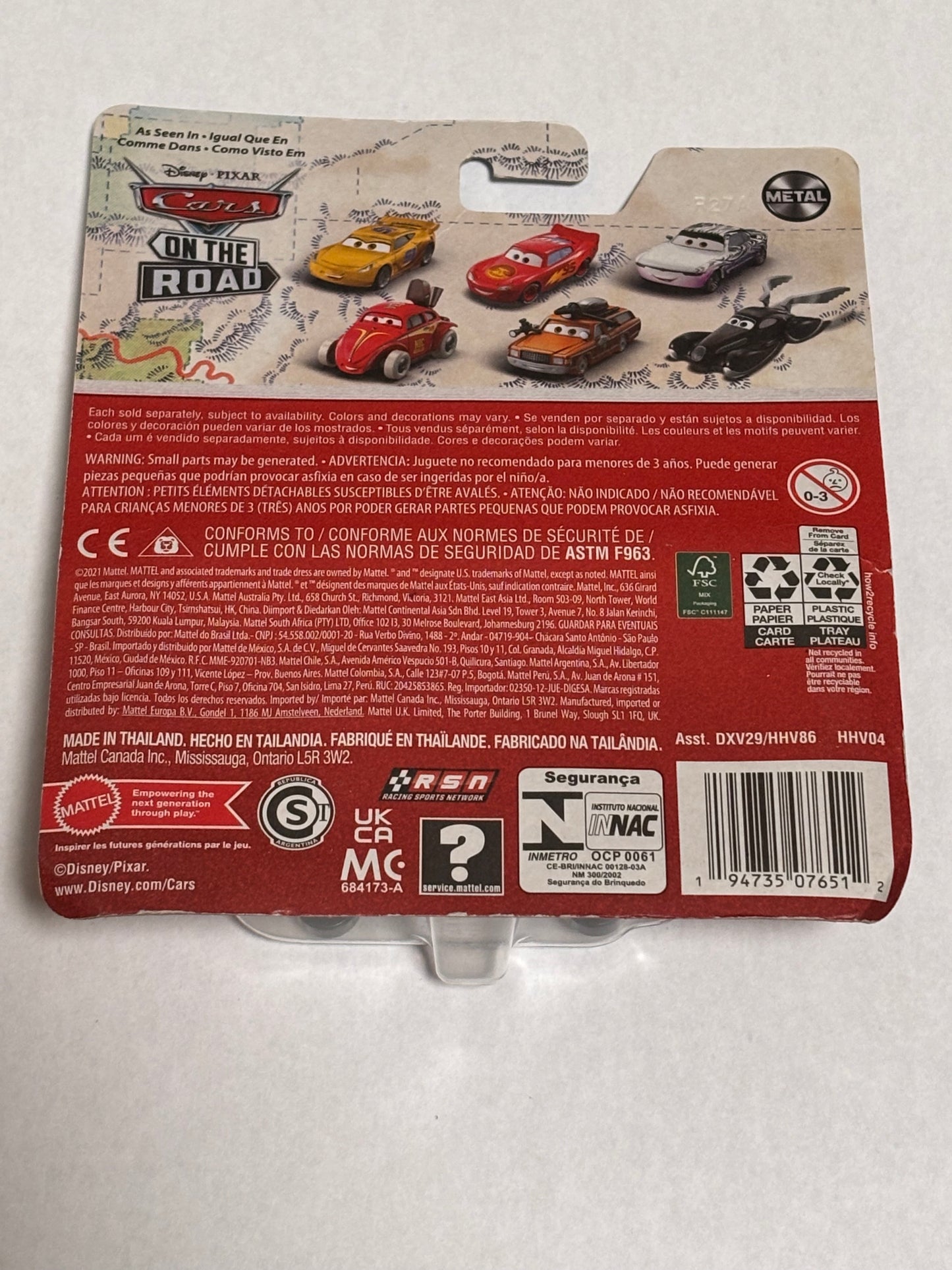 Hot Wheels Mattel Character Die-cast Car Disney Pixar 2021 Cars on The Road Kay Pillar - Durev Metal Series New