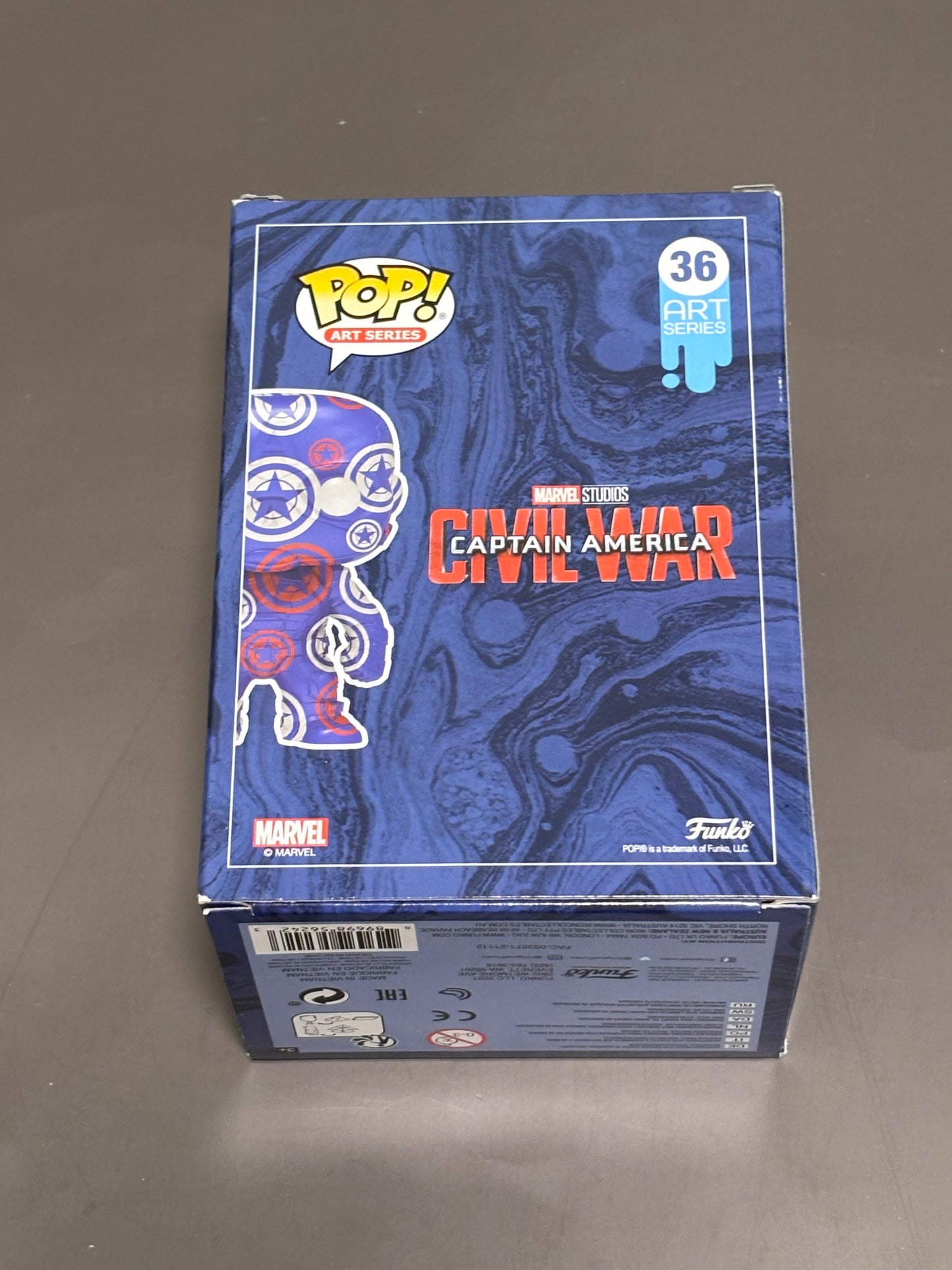 Funko POP! Marvel Art Series Captain America #36 Target Exclusive Vinyl Figure