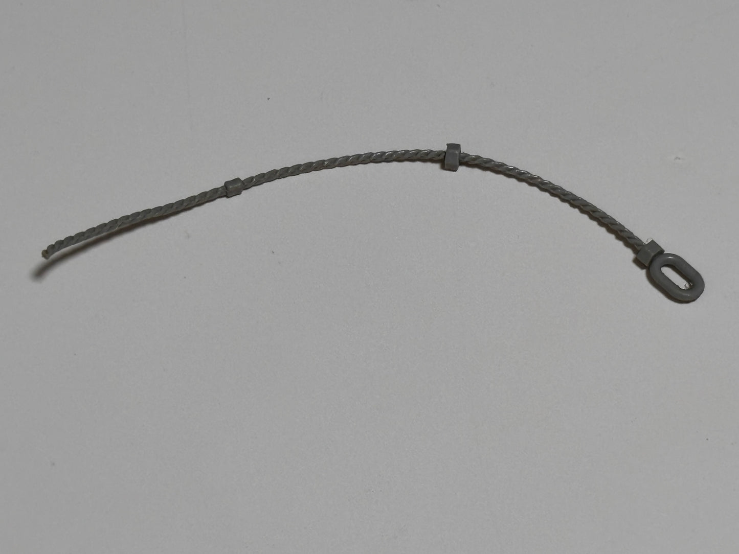 GI Joe Mauler MBT Tank Dark Gray Tow Rope Cable 1985 Vintage Part