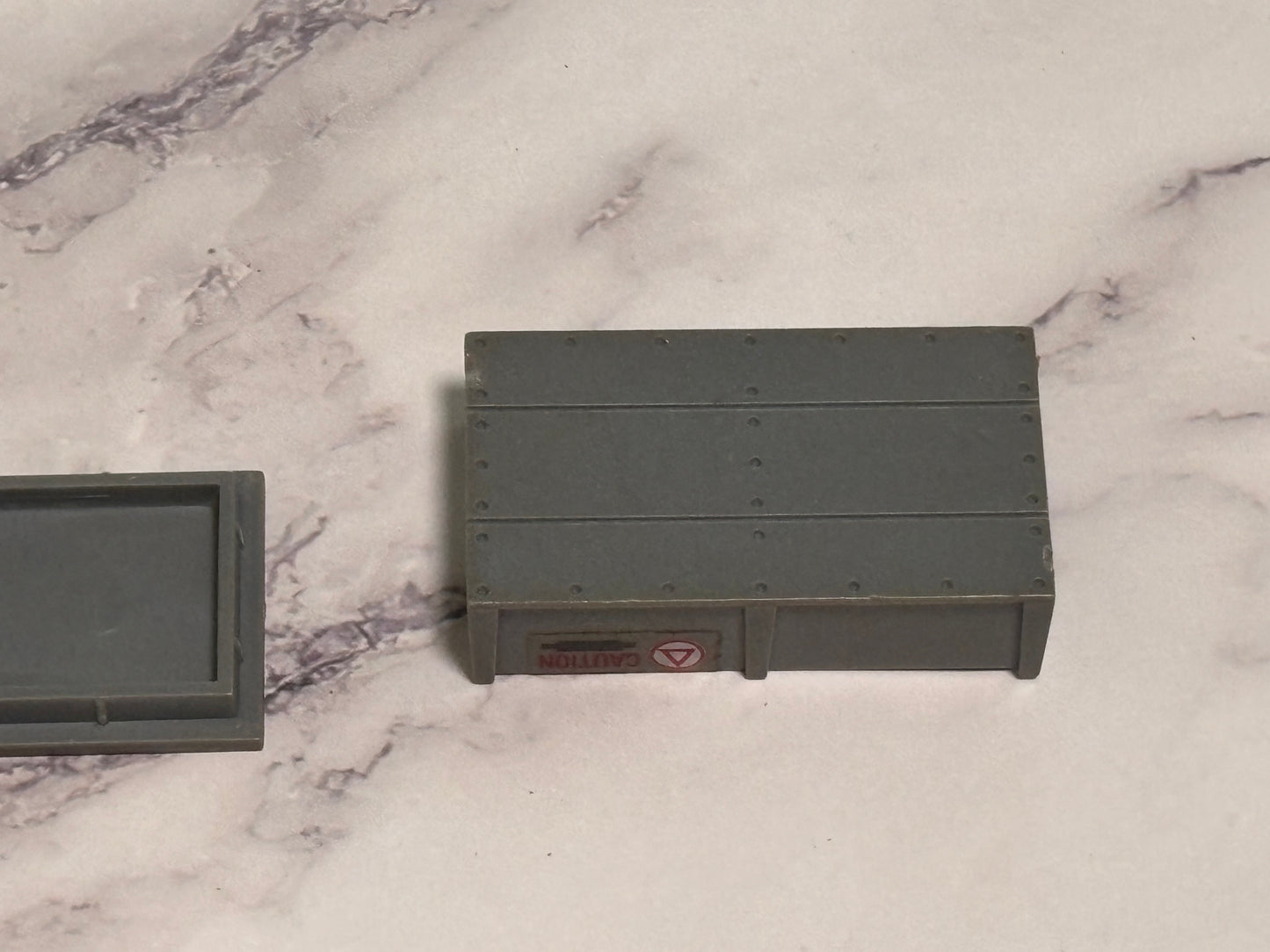 Vintage GI Joe 1984 Missile Defense Unit Missile Crate & Lid Ammo Box ARAH