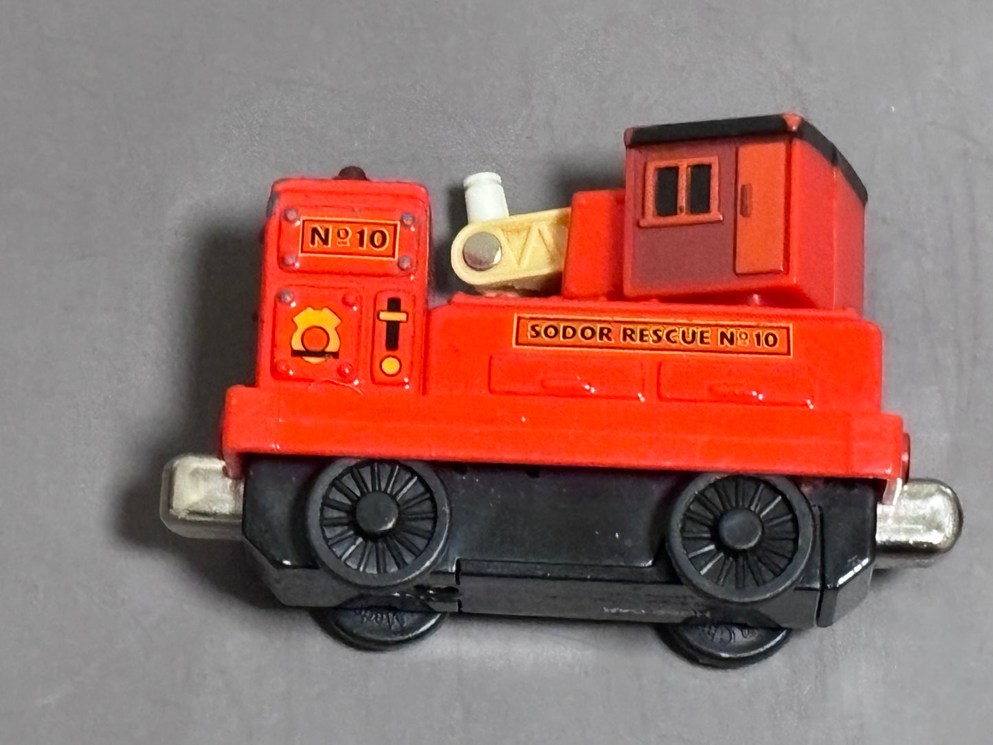 Thomas the Train & Friends Sodor Rescue No. 10 Hose Red Metal Car Metal Toy 2004