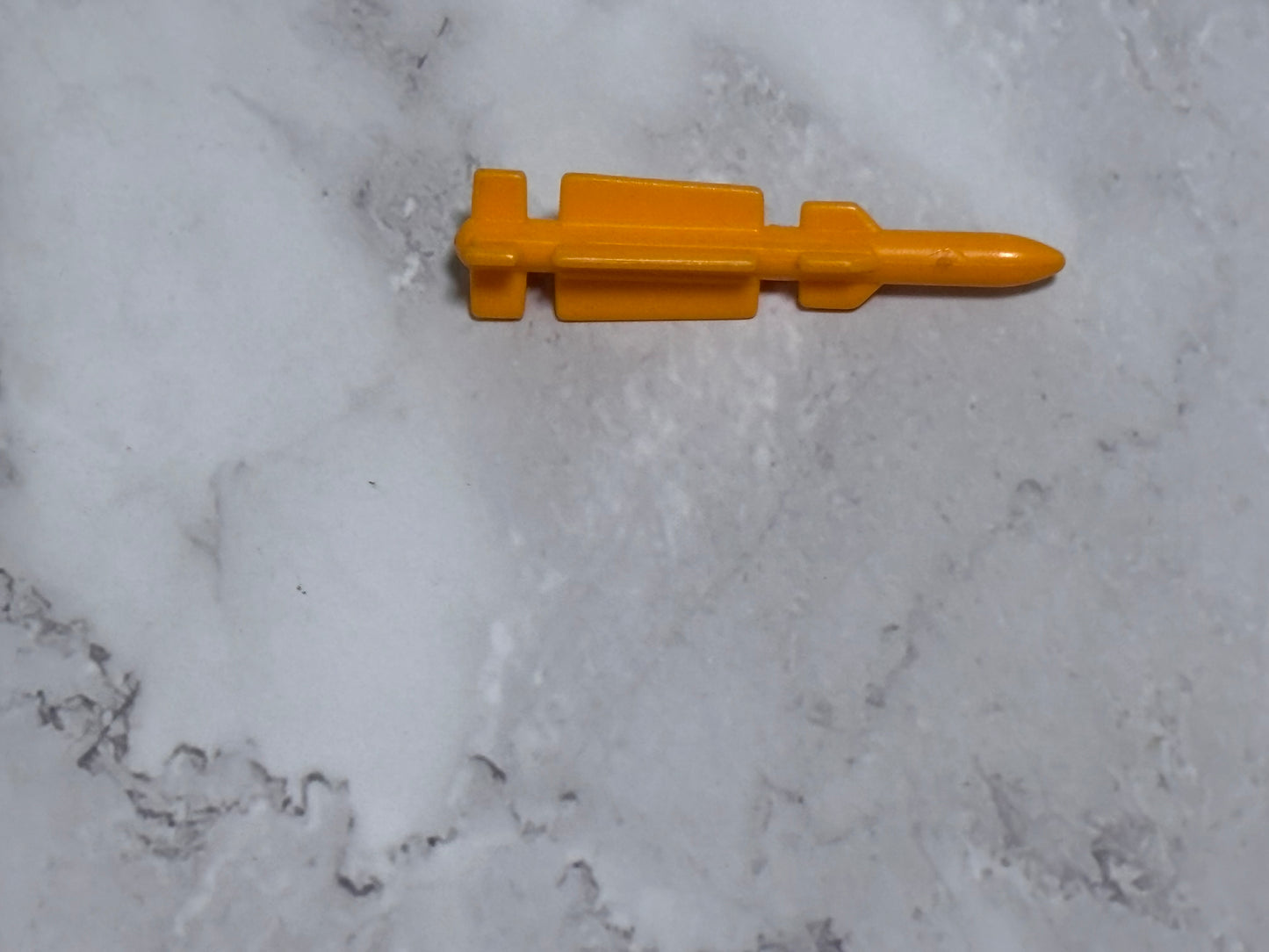 Vintage 1985 Hasbro GI Joe Replacement Part-Snow Cat Small Orange Missile