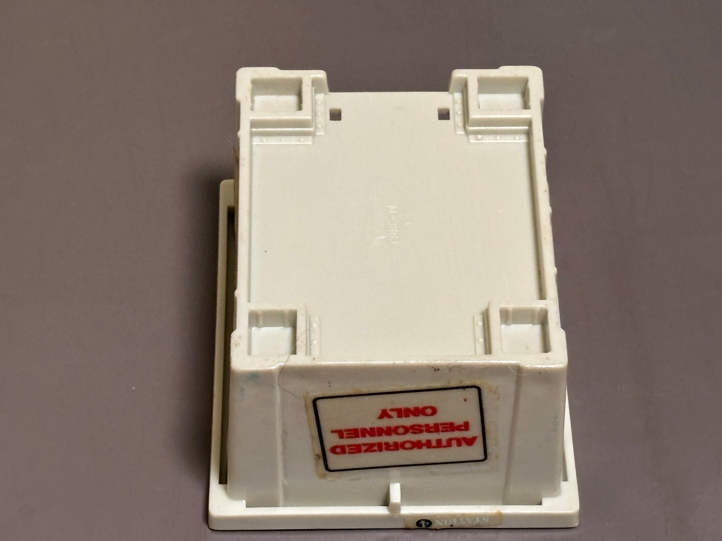 Hasbro Vintage GI Joe 1985 Check Point Alpha Tower Top Accessory Part w/ Stickers