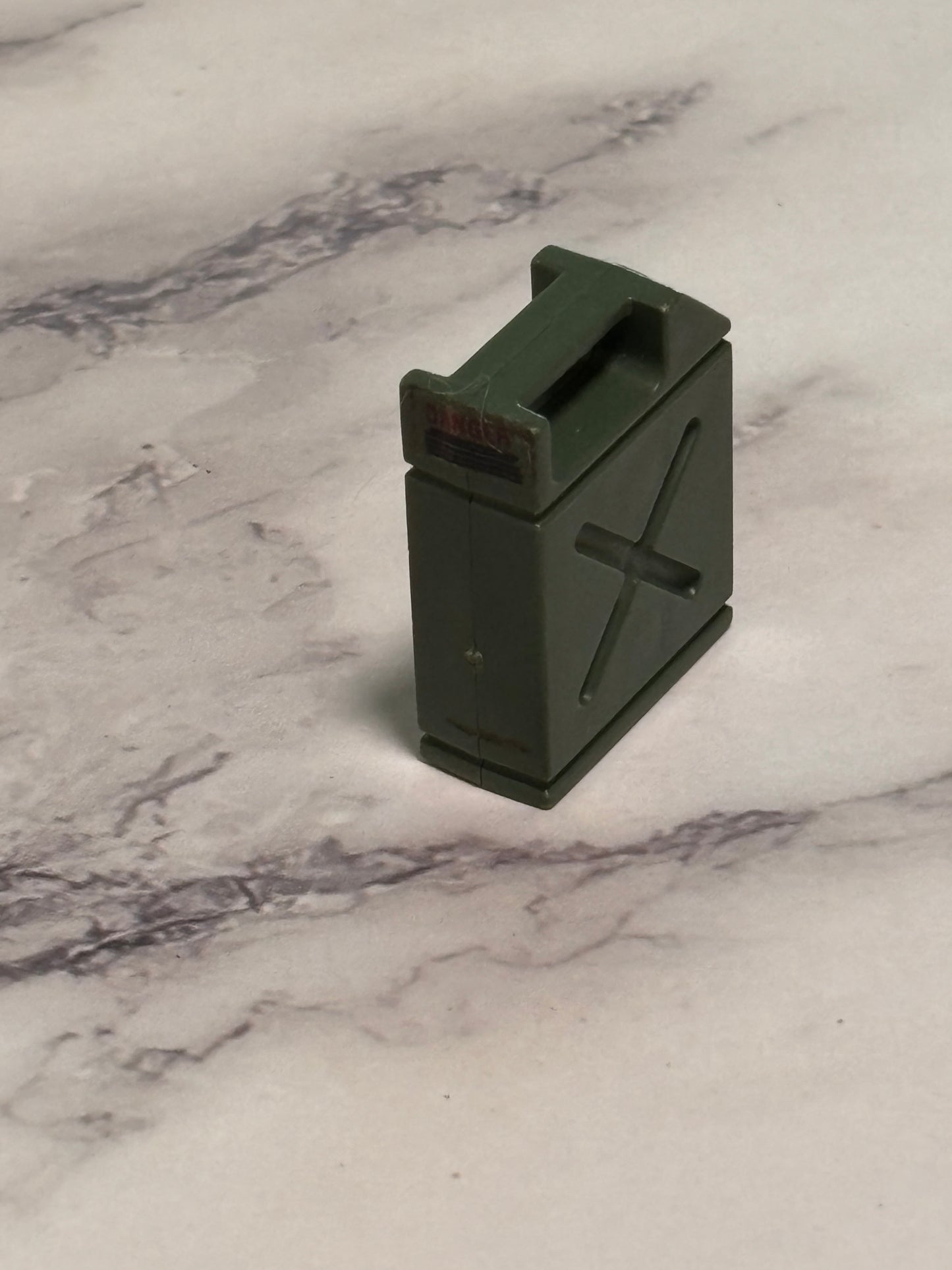 1984 Gi Joe Mortar Defense Unit Gas Jerry Can Original Accessory Green