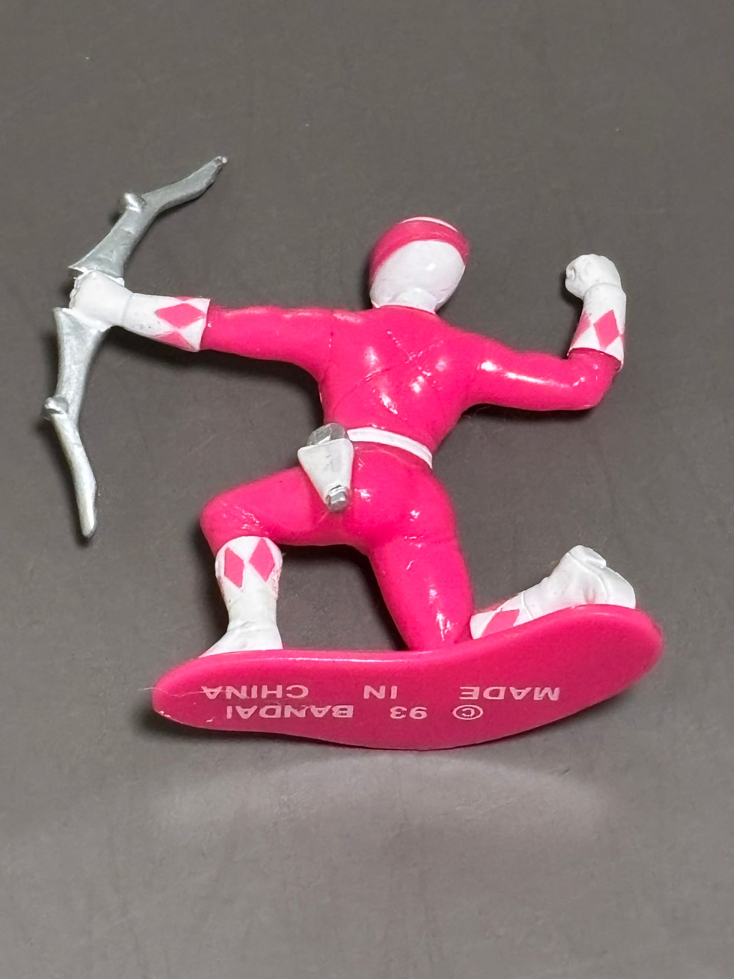 Bandai 1993 Mighty Morphin Power Rangers Pink Ranger Figurine Plastic Vintage