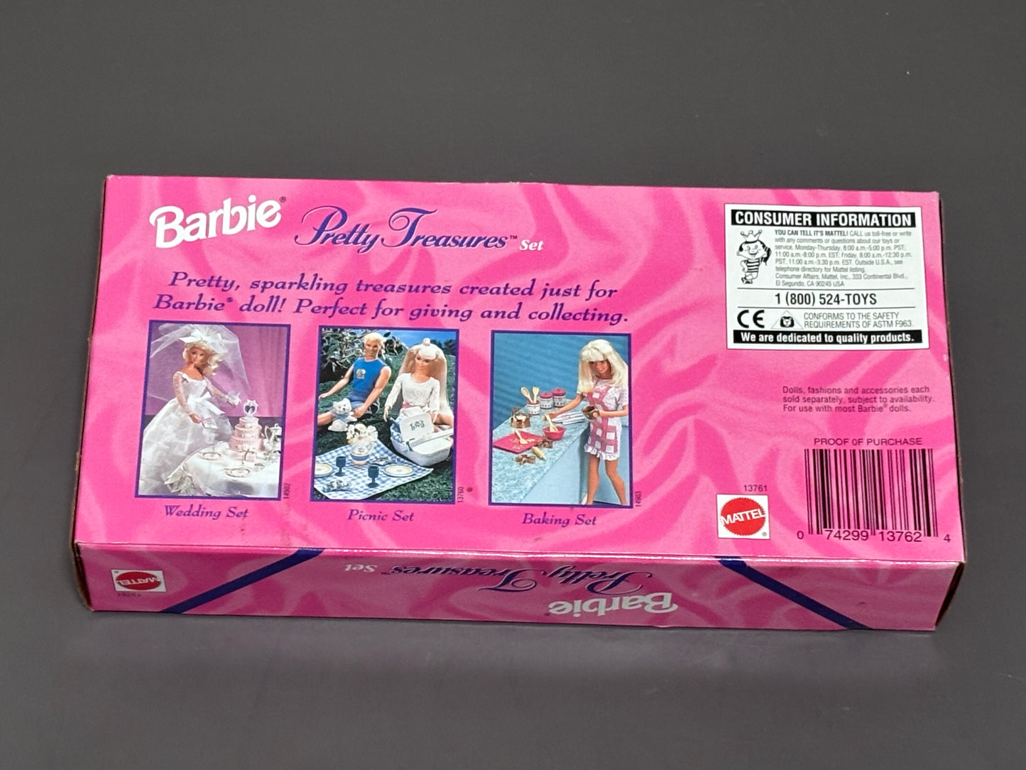 Vintage Mattel Barbie Pretty Treasures Dining Accessories Set 1995 Teapot 13761