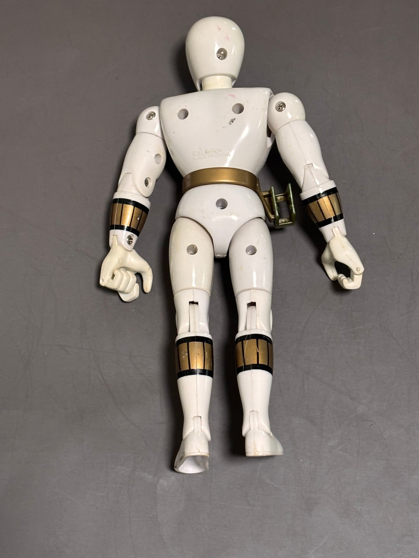 White Ranger 8" Action Figure Mighty Morphin Power Rangers Bandai 1993 Saban