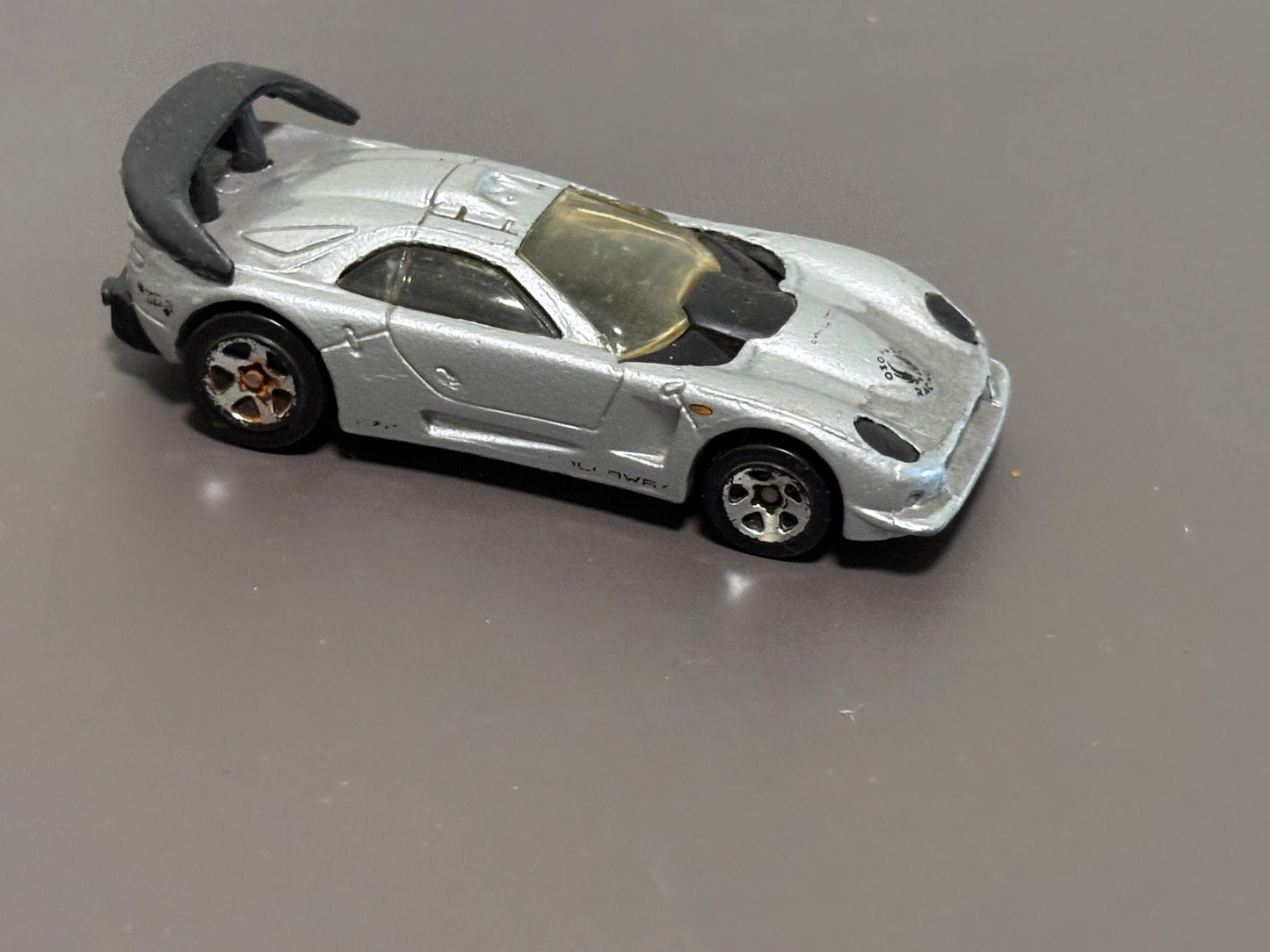 Vintage Hot Wheels 1997 Silver Callaway C-7 Diecast Collectible Car Mattel HW